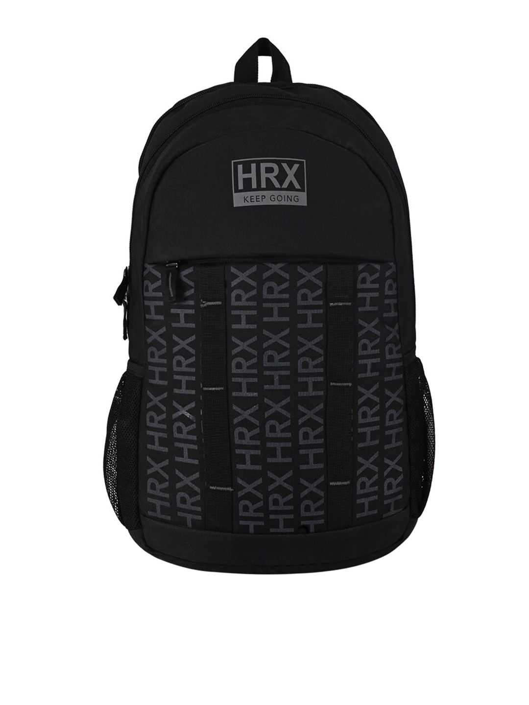 HRX by Hrithik Roshan Black Brand Logo Water Resistant Padded Ergonomic Strap Backpack
HRX by Hrithik Roshan Black Brand Logo Water Resistant Padded Ergonomic Strap Backpack