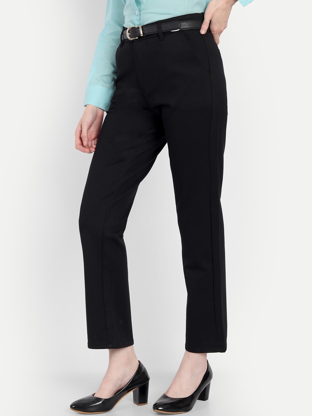 Next One Women Relaxed Straight Leg Slim Fit High-Rise Easy Wash Formal Trousers, Black
Next One Women Relaxed Straight Leg Slim Fit High-Rise Easy Wash Formal Trousers, Black