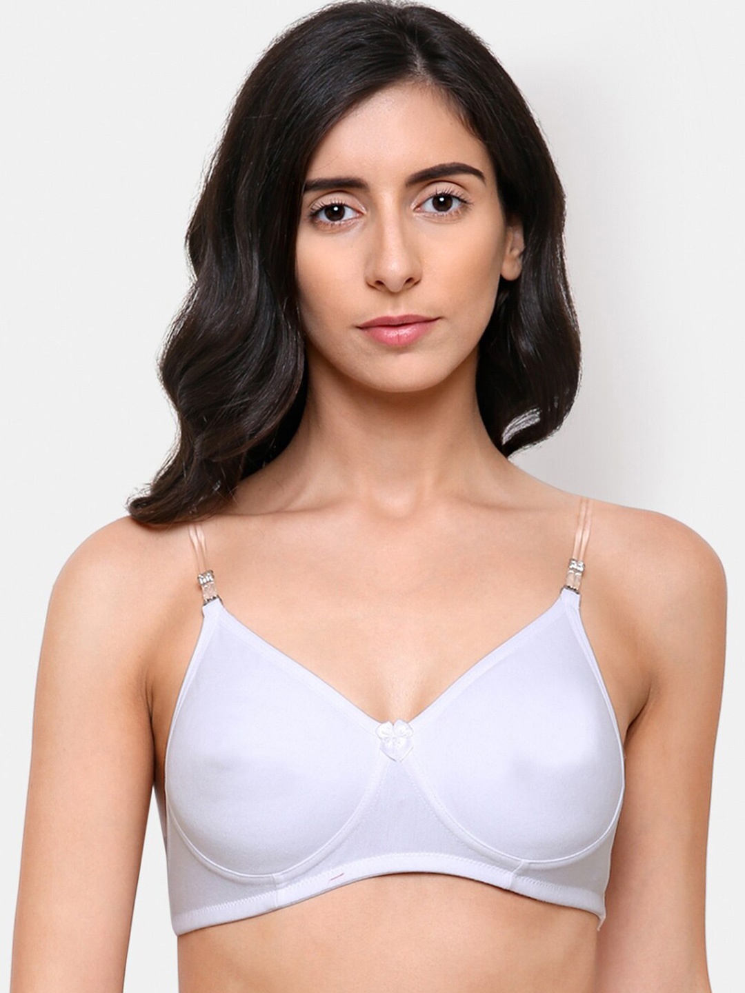 College Girl Non Padded Non-Wired All Day Comfort Backless Seamless Cotton T-shirt Bra, White
College Girl Non Padded Non-Wired All Day Comfort Backless Seamless Cotton T-shirt Bra, White
