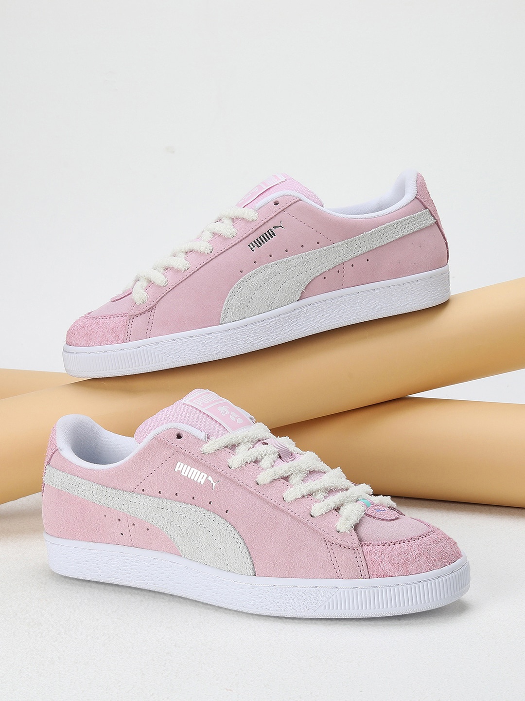 Puma 8ENJAMIN Suede Sneakers, Lavender