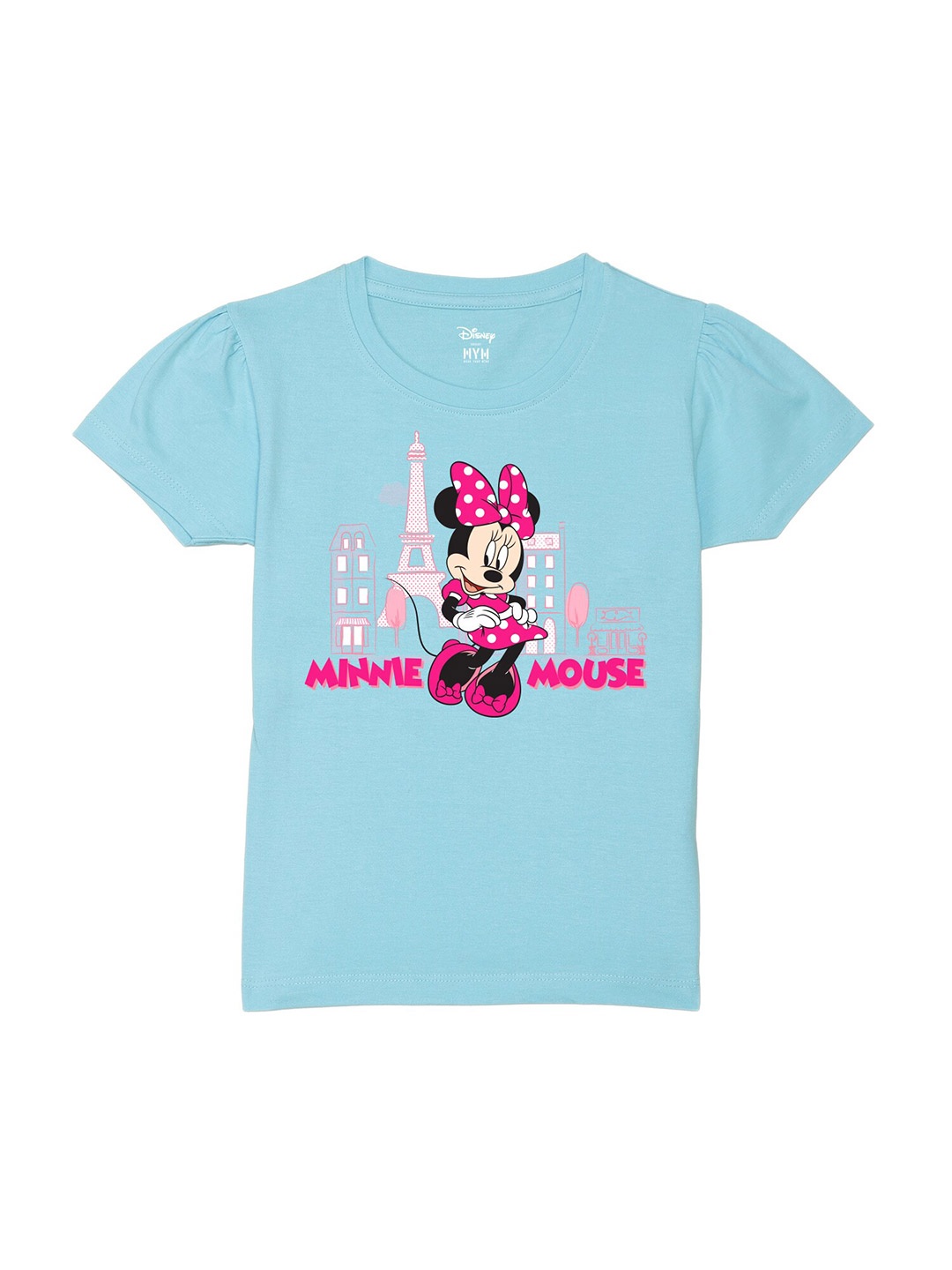 Wear Your Mind Girls Humour And Comic Minnie Mouse Puffed Sleeves Pure Cotton T-Shirt, Blue
Wear Your Mind Girls Humour And Comic Minnie Mouse Puffed Sleeves Pure Cotton T-Shirt, Blue