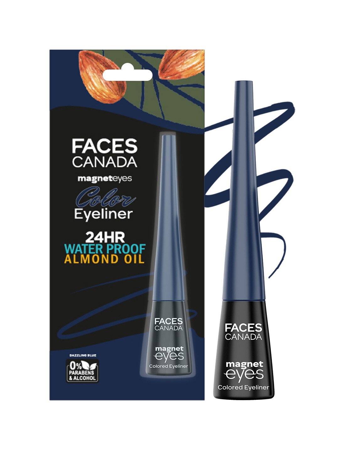 FACES CANADA Magneteyes 24HR Waterproof Liquid Colour Eyeliner 4ml - Dazzling Blue 03
FACES CANADA Magneteyes 24HR Waterproof Liquid Colour Eyeliner 4ml - Dazzling Blue 03