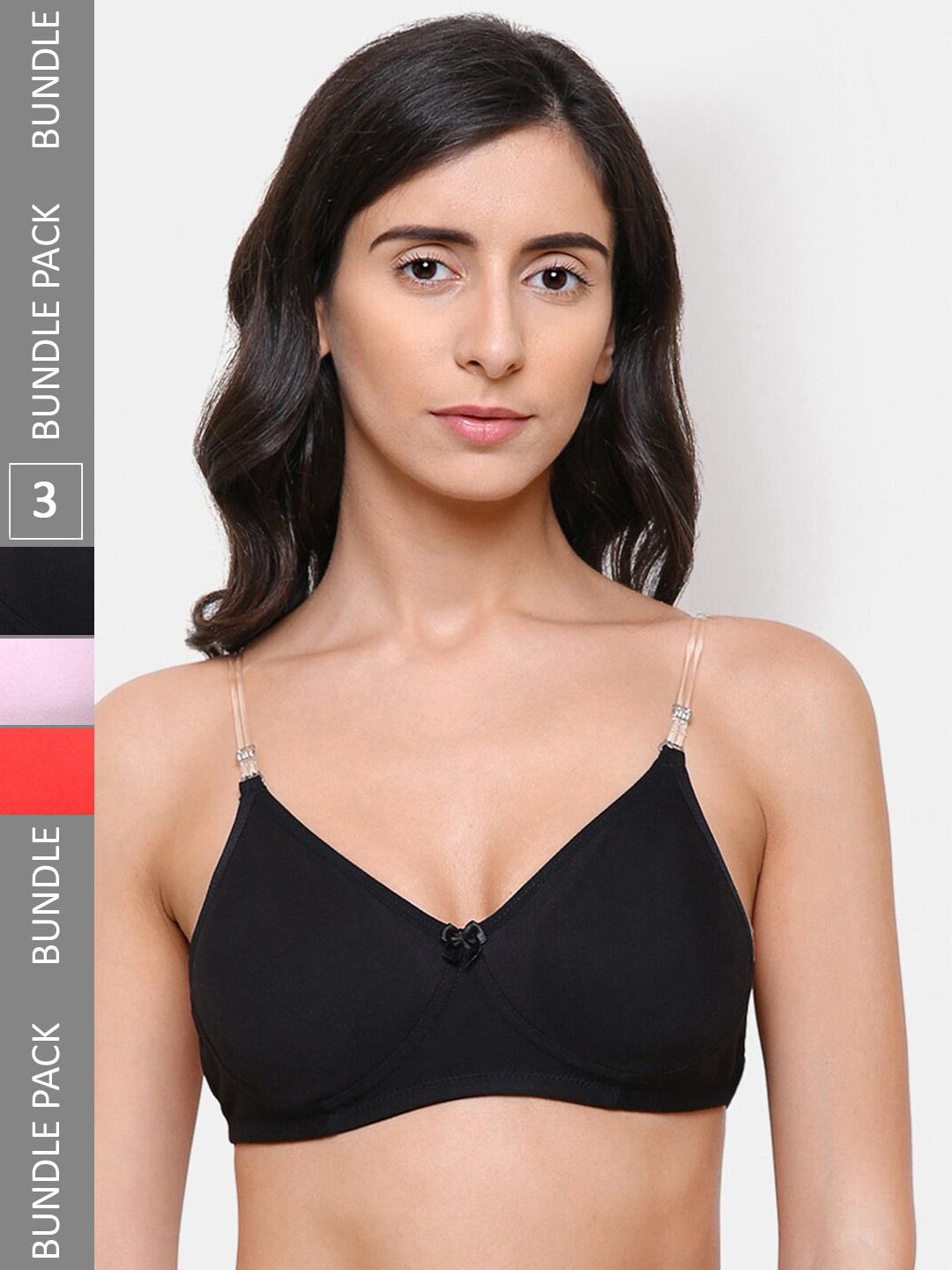 College Girl Pack Of 3 Full Coverage Lightly Padded Transparent Back Cotton T-shirt Bra, Red
College Girl Pack Of 3 Full Coverage Lightly Padded Transparent Back Cotton T-shirt Bra, Red
