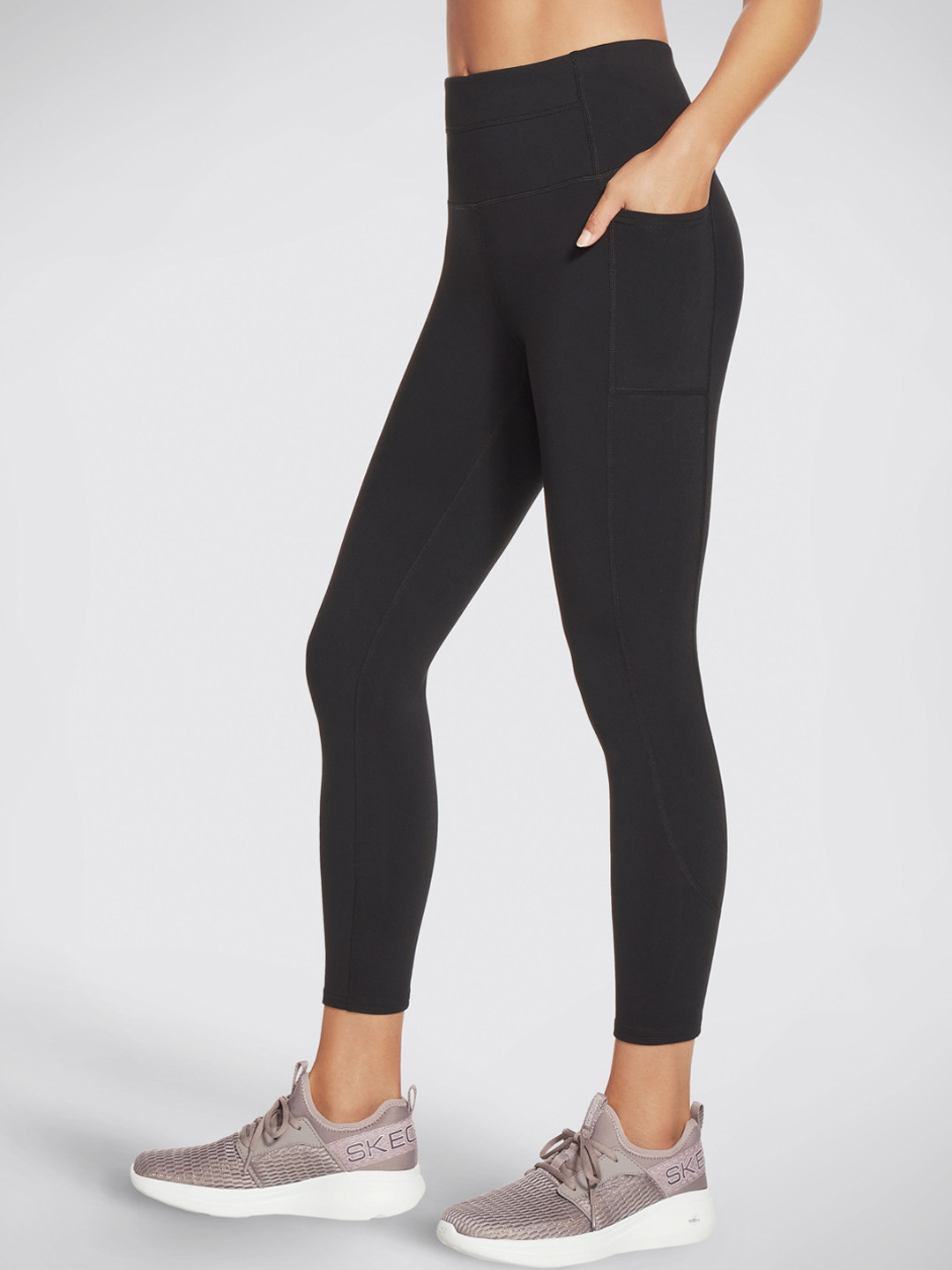 Skechers Women Gowalk HW 7/8 Ankle Length Leggings, Black 
Skechers Women Gowalk HW 7/8 Ankle Length Leggings, Black