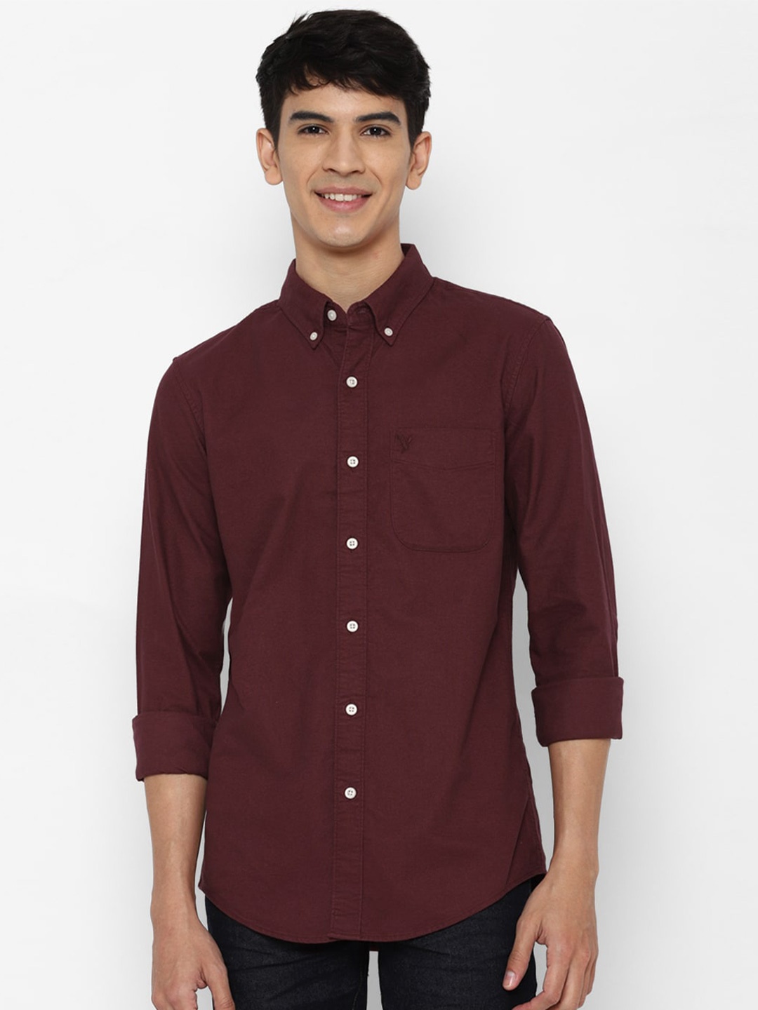 AMERICAN EAGLE OUTFITTERS Slim Fit Button-Down Collar Pure Cotton Casual Shirt, Maroon
AMERICAN EAGLE OUTFITTERS Slim Fit Button-Down Collar Pure Cotton Casual Shirt, Maroon