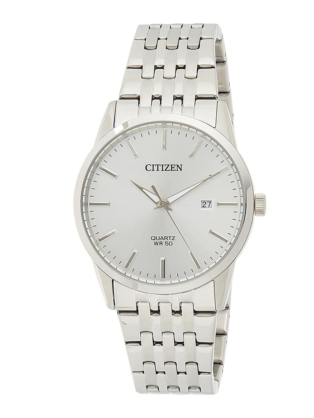 Citizen Men Dial & Stainless Steel Bracelet Style Straps Analogue Watch BI5000-87A-FLEX, White
Citizen Men Dial & Stainless Steel Bracelet Style Straps Analogue Watch BI5000-87A-FLEX, White