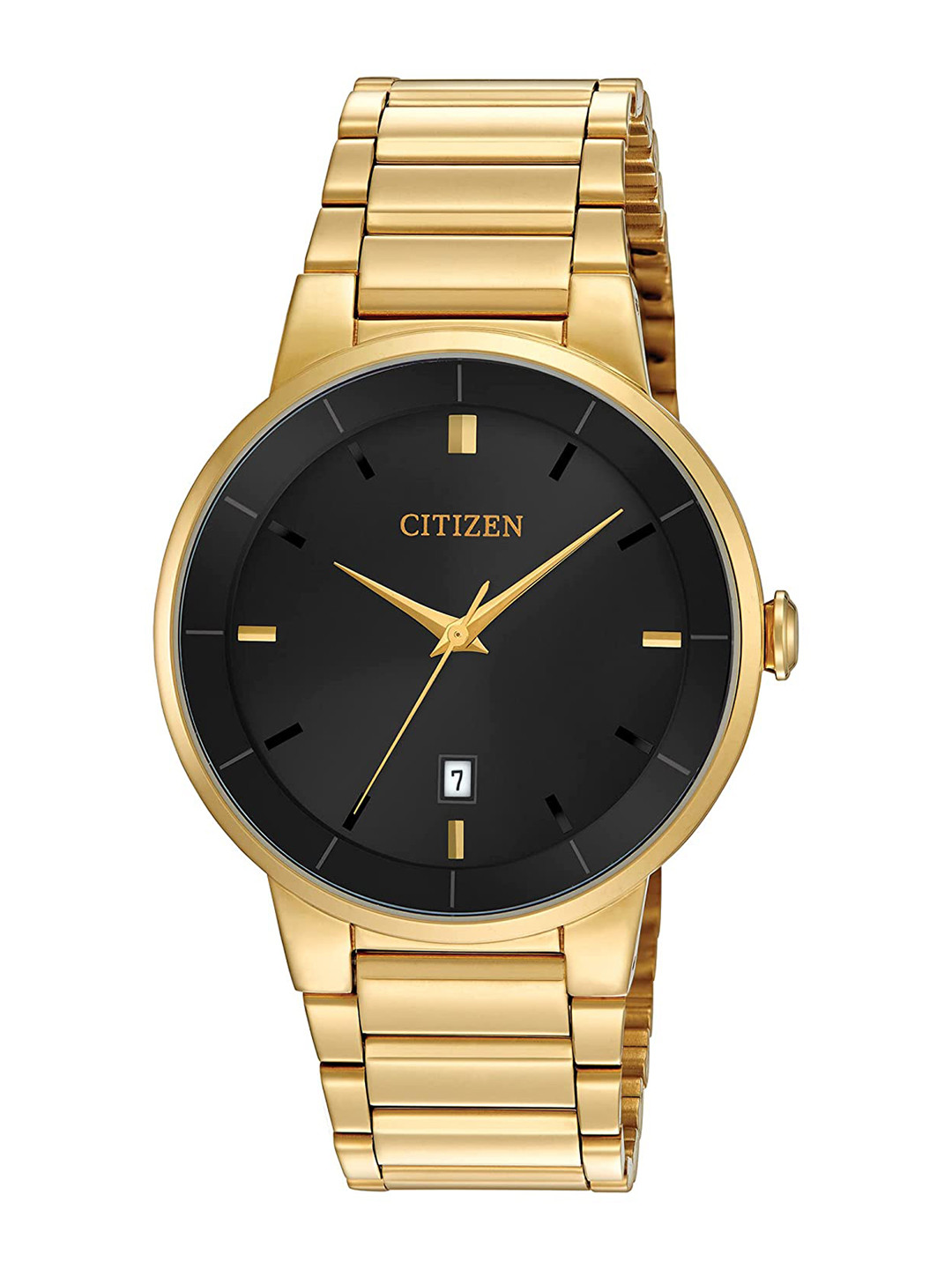 Citizen Men Stainless Steel Bracelet Style Analogue Automatic Watch BI5012-53E-FLEX, Black
Citizen Men Stainless Steel Bracelet Style Analogue Automatic Watch BI5012-53E-FLEX, Black