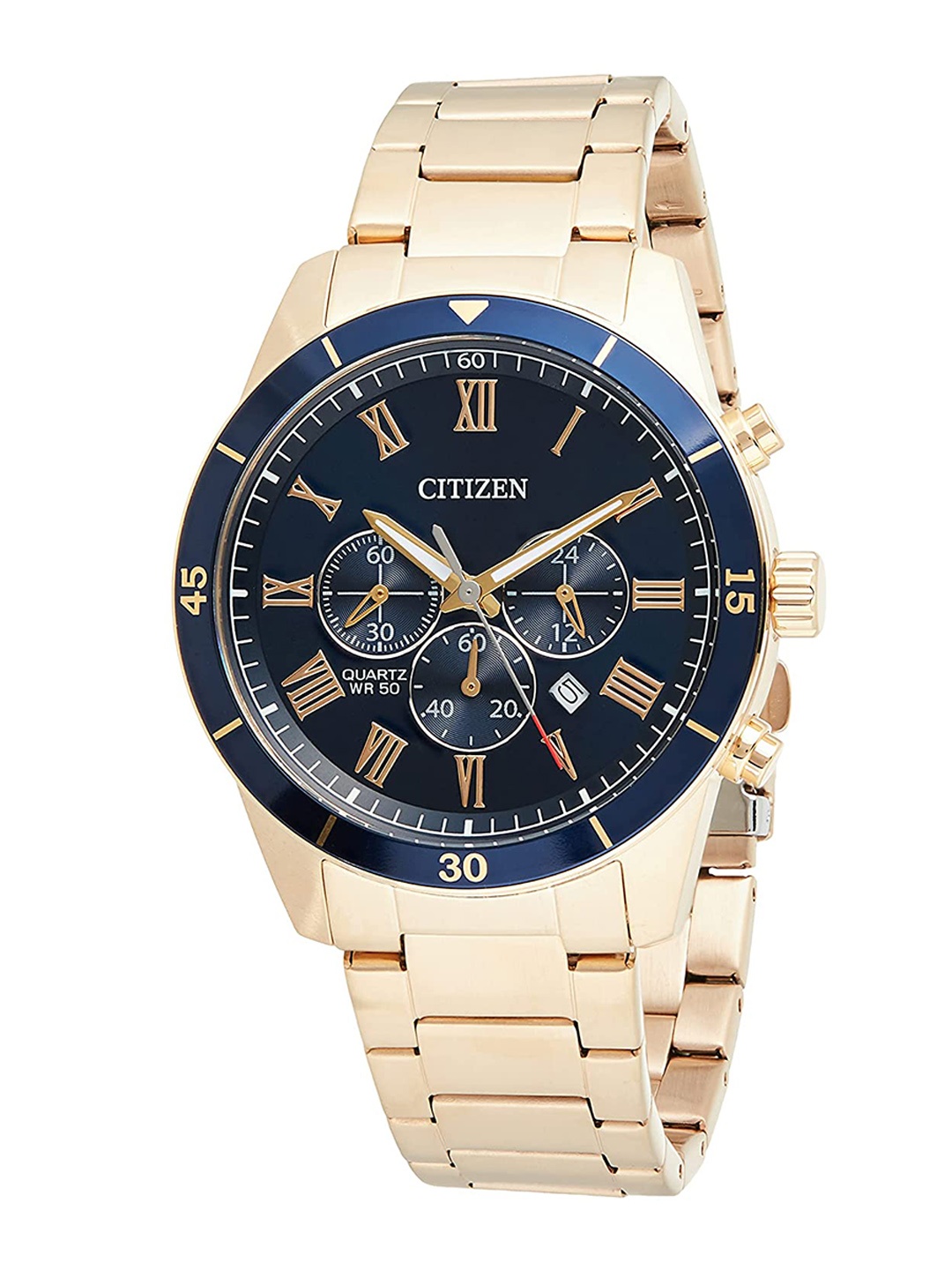 Citizen Men Dial & Stainless Steel Bracelet Style Straps Analogue Watch AN8169-58L-FLEX, Black
Citizen Men Dial & Stainless Steel Bracelet Style Straps Analogue Watch AN8169-58L-FLEX, Black