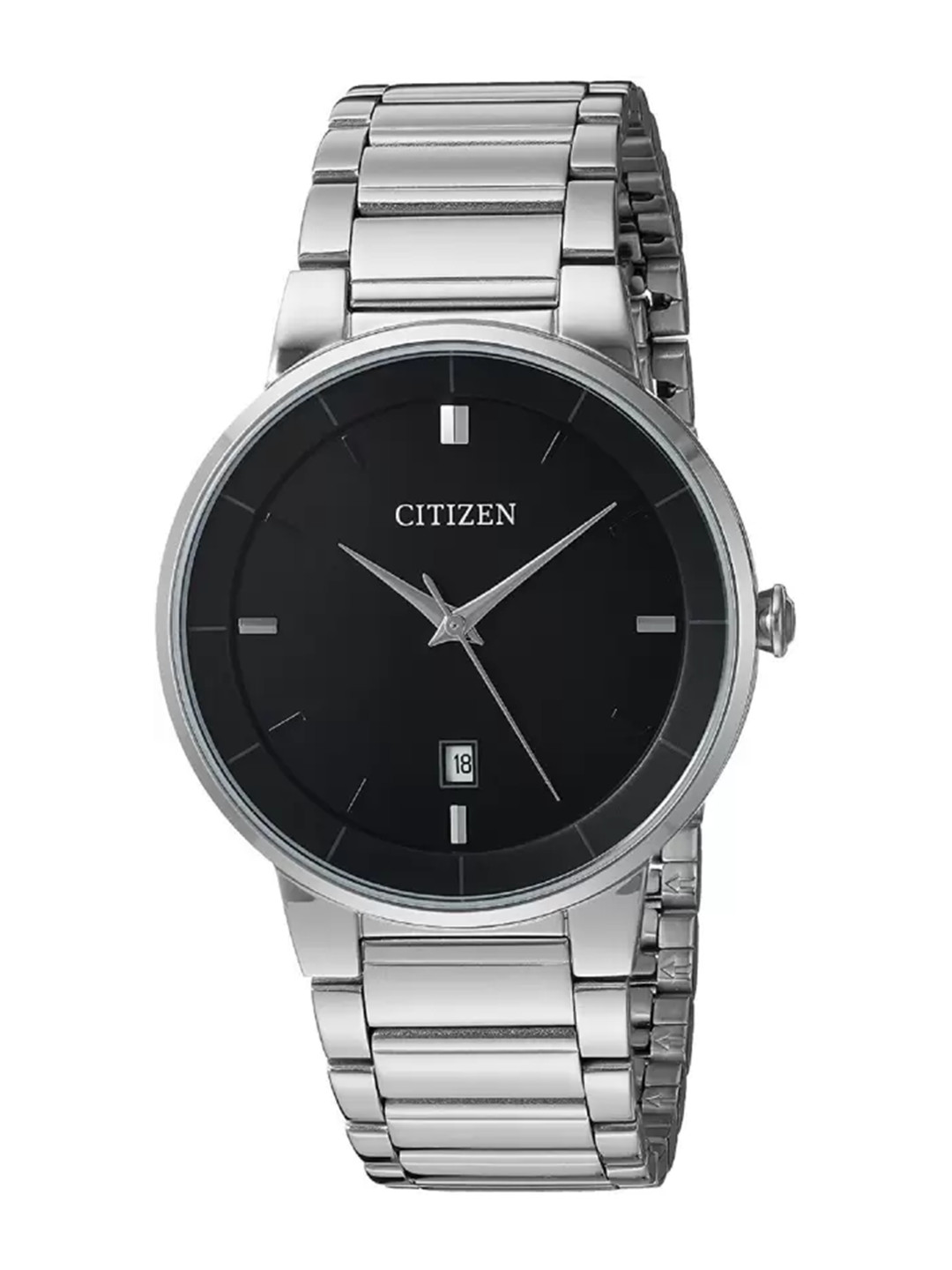 Citizen Men Dial & Stainless Steel Bracelet Style Straps Analogue Automatic Watch BI5010-59E-Flex, Black
Citizen Men Dial & Stainless Steel Bracelet Style Straps Analogue Automatic Watch BI5010-59E-Flex, Black