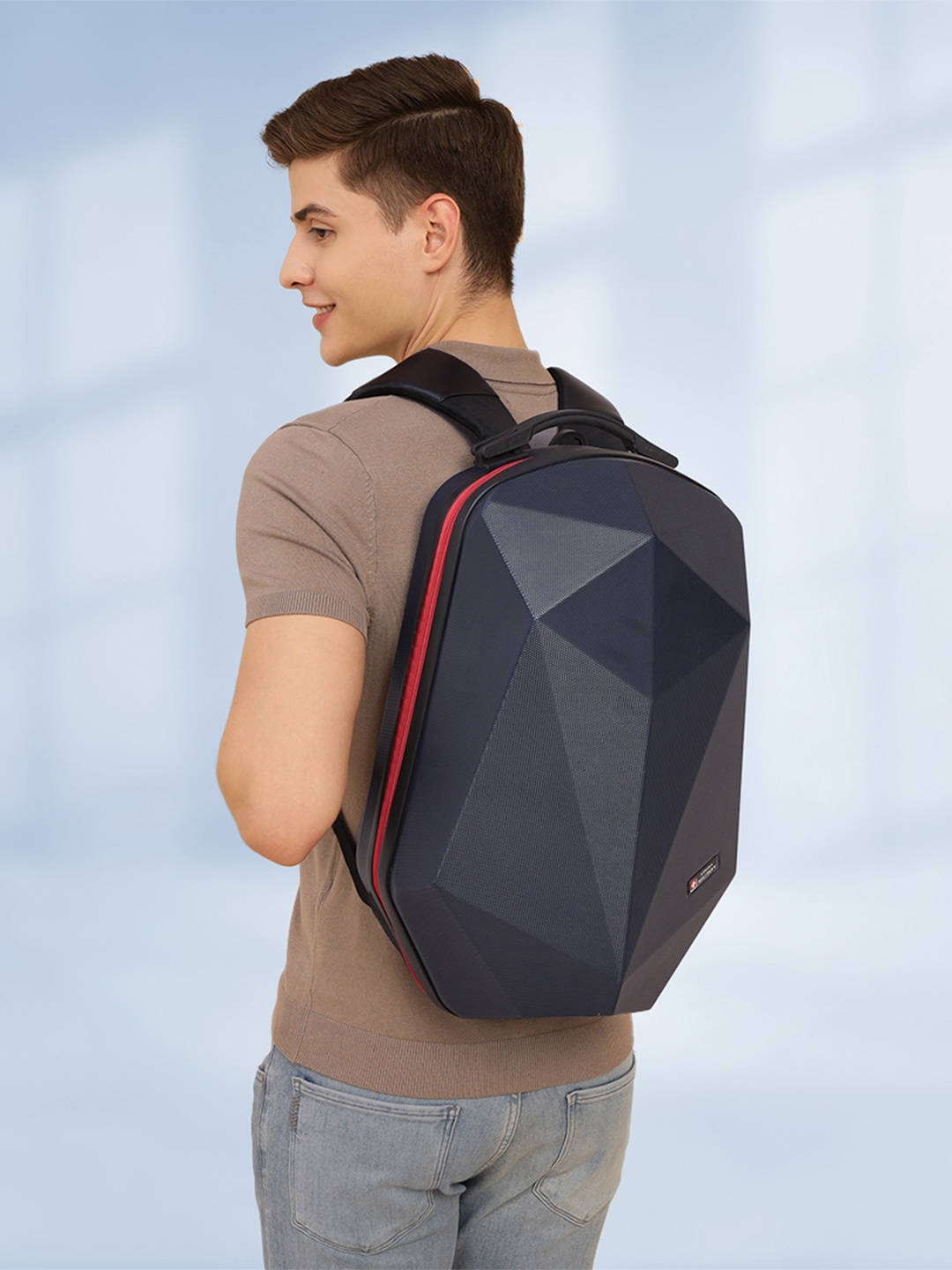 SWISS MILITARY Alien Series ABS Hardshell Upto 15.6 In Laptop Hard Shell Travel Backpack, Blue
SWISS MILITARY Alien Series ABS Hardshell Upto 15.6 In Laptop Hard Shell Travel Backpack, Blue