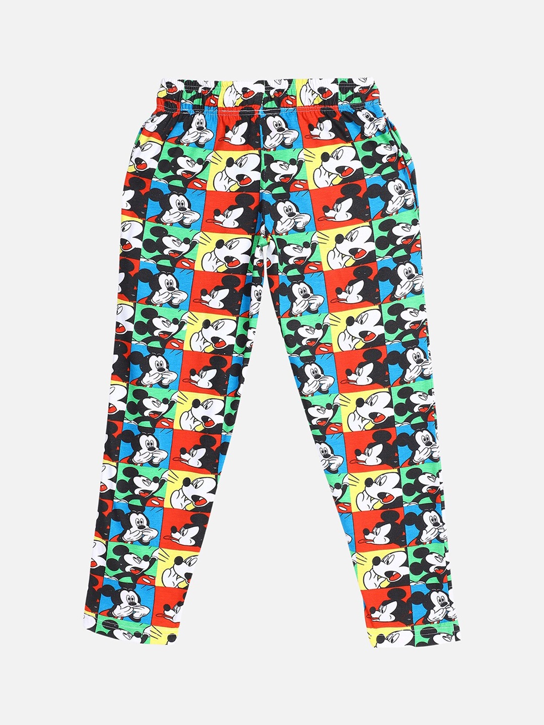 Kids Ville Girls Multicoloured Mickey & Friends Printed Lounge Pants, Multi