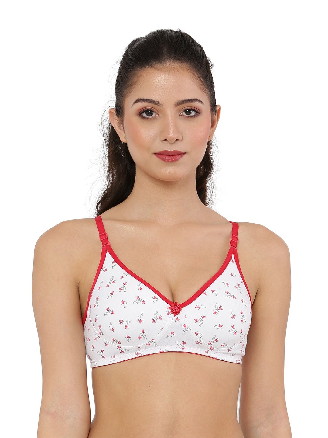 Piylu Floral Printed Medium Coverage Cotton Everyday Bra With All Day Comfort, White
Piylu Floral Printed Medium Coverage Cotton Everyday Bra With All Day Comfort, White