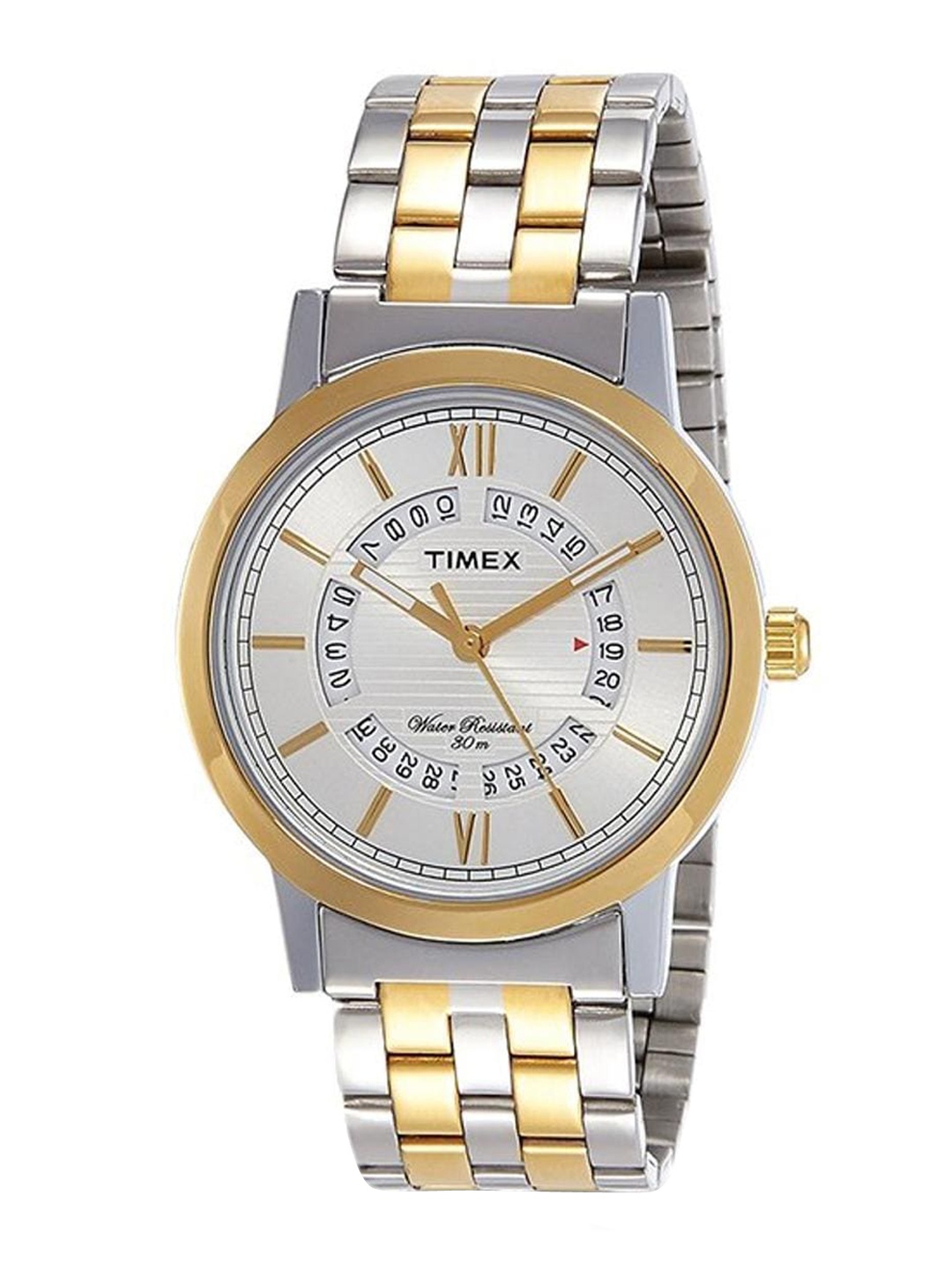 Timex Men Dial & Stainless Steel Bracelet Style Straps Analogue Watch TW000T128, White
Timex Men Dial & Stainless Steel Bracelet Style Straps Analogue Watch TW000T128, White