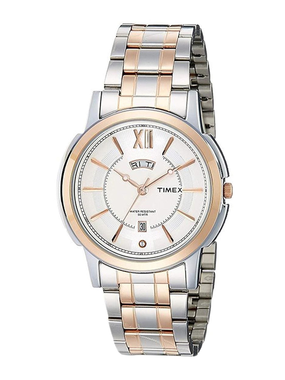 Timex Men Textured Dial & Stainless Steel Bracelet Style Straps Analogue Watch TW000U311, White
Timex Men Textured Dial & Stainless Steel Bracelet Style Straps Analogue Watch TW000U311, White