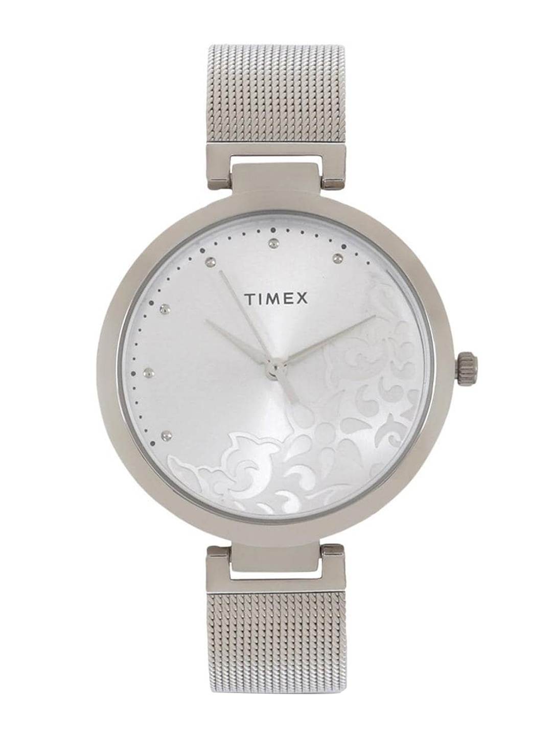 Timex Women Printed Dial & Stainless Steel Bracelet Style Straps Analogue Watch TW000X216, White
Timex Women Printed Dial & Stainless Steel Bracelet Style Straps Analogue Watch TW000X216, White