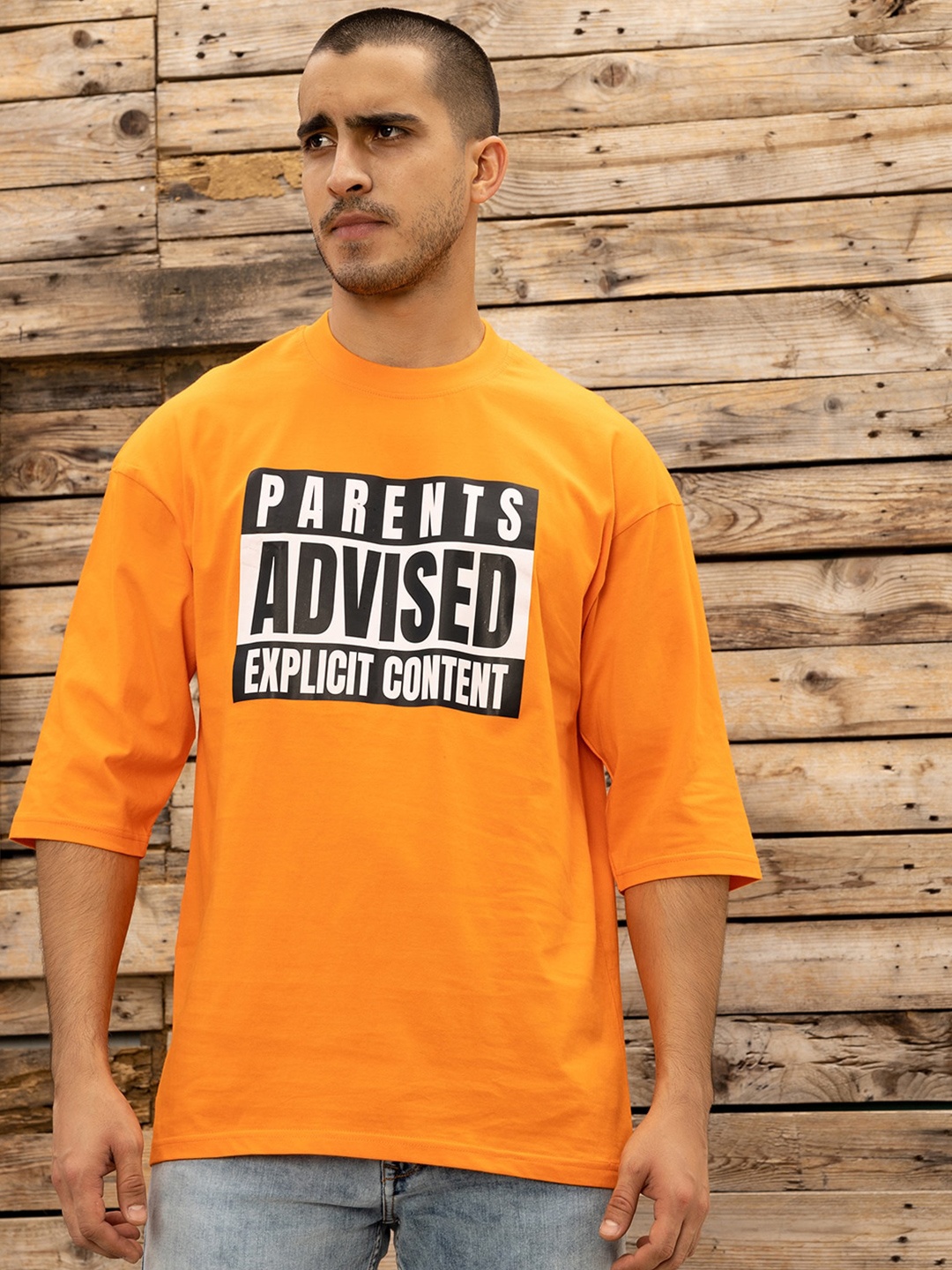Gavin Paris Typography Printed Drop-Shoulder Sleeves Oversized Cotton T-shirt, Orange
Gavin Paris Typography Printed Drop-Shoulder Sleeves Oversized Cotton T-shirt, Orange