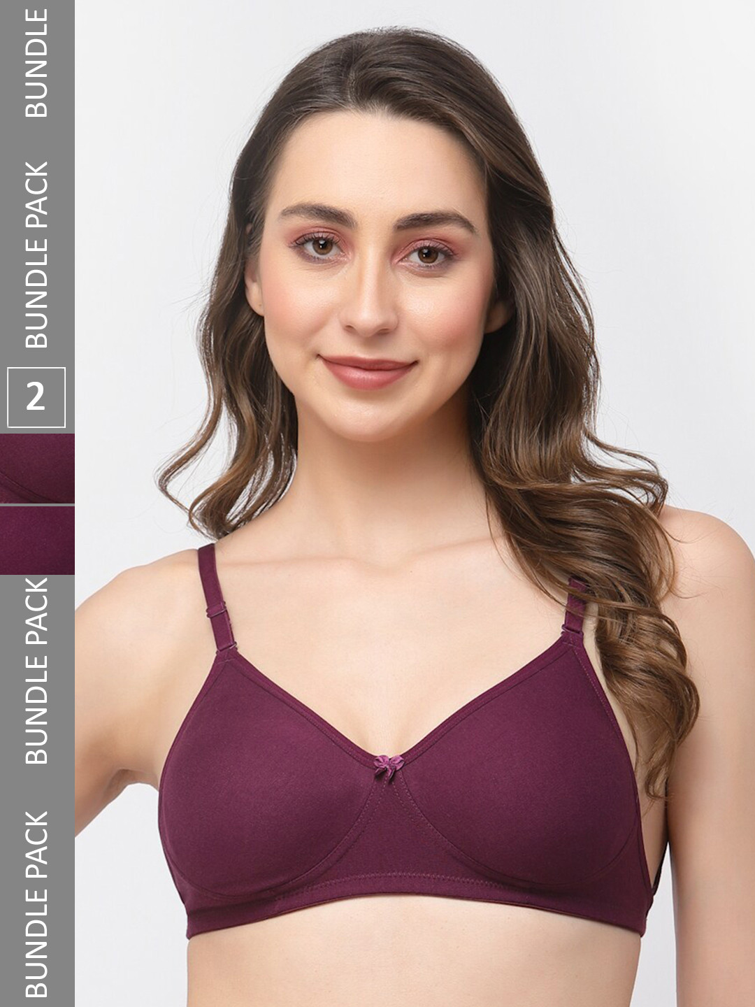 College Girl Pack of 2 Non-Wired Non Padded All Day Comfort Seamless Cotton T Shirt Bra, Purple
College Girl Pack of 2 Non-Wired Non Padded All Day Comfort Seamless Cotton T Shirt Bra, Purple