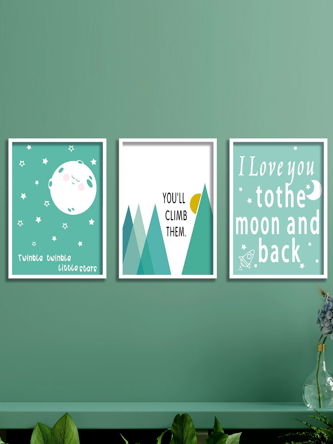 SAF Green & White 3 Pieces Love Theme Printed High Definition Waterproof Wall Art
SAF Green & White 3 Pieces Love Theme Printed High Definition Waterproof Wall Art