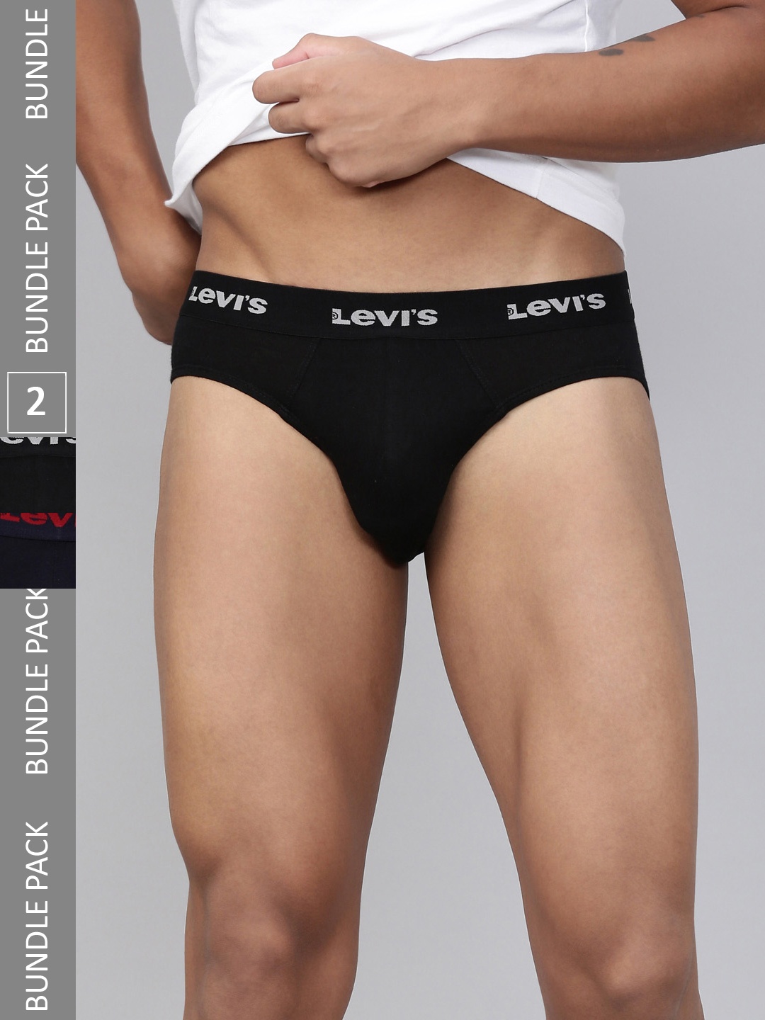 Levis Pack of 2 Smartskin Technology Neo Briefs with Tag Free Comfort #009, Navy blue
Levis Pack of 2 Smartskin Technology Neo Briefs with Tag Free Comfort #009, Navy blue