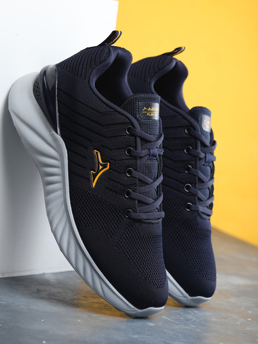 ABROS Men Air Technology Mesh Running Shoes, Navy blue 
ABROS Men Air Technology Mesh Running Shoes, Navy blue