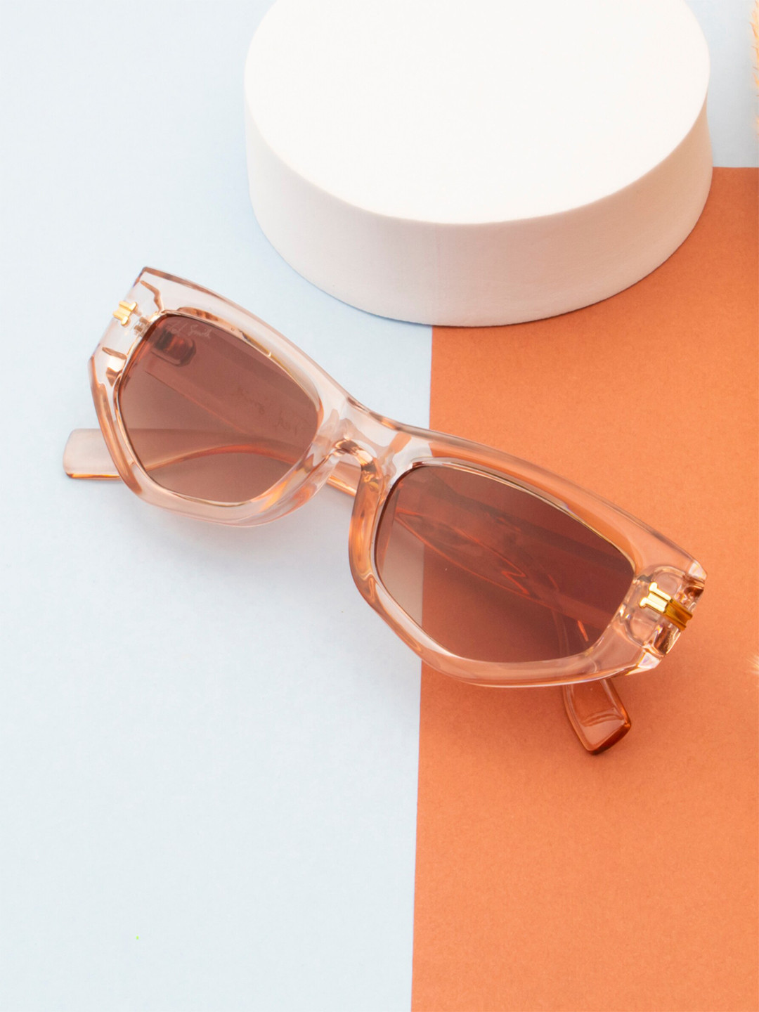 Ted Smith Women Lens & Cateye Sunglasses With UV Protected Lens, Brown 
Ted Smith Women Lens & Cateye Sunglasses With UV Protected Lens, Brown