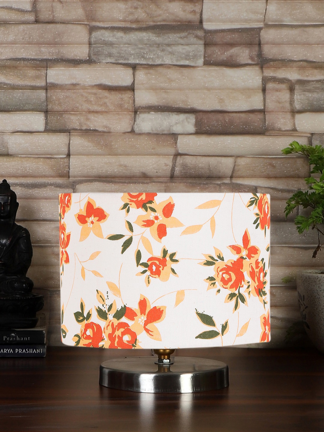 Devansh White & Orange-Colored Steel Table Lamp With Floral Printed Cotton Shade
Devansh White & Orange-Colored Steel Table Lamp With Floral Printed Cotton Shade