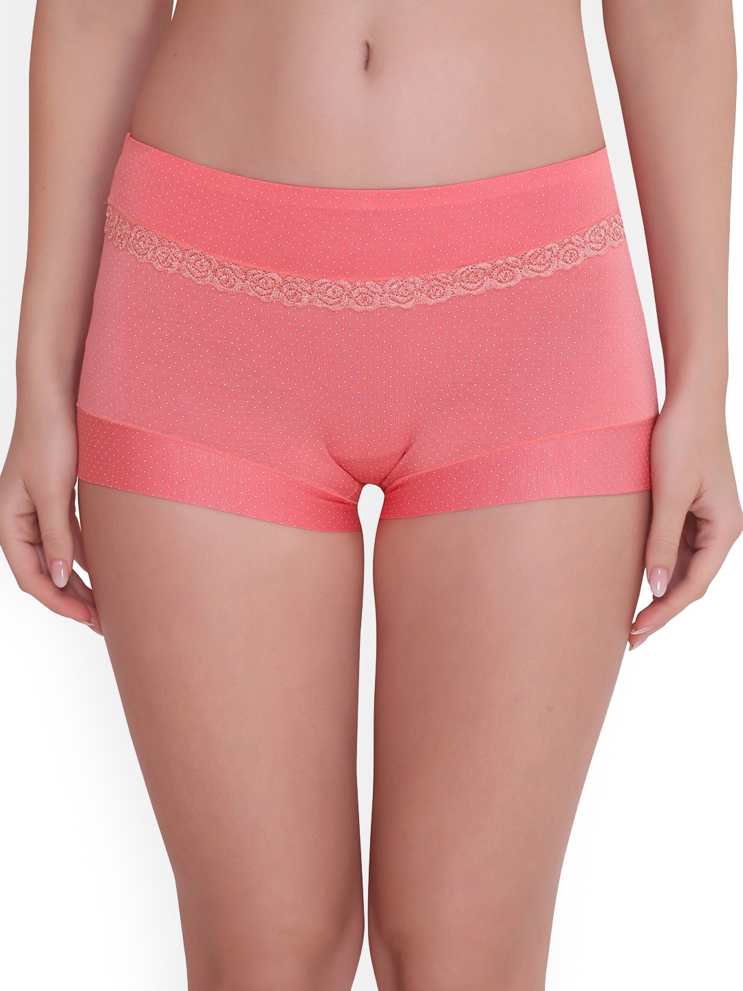 PLUMBURY Women Polka Dot Printed Anti Microbial Boyshort Briefs PLBSP11W810522PEACH, Peach
PLUMBURY Women Polka Dot Printed Anti Microbial Boyshort Briefs PLBSP11W810522PEACH, Peach