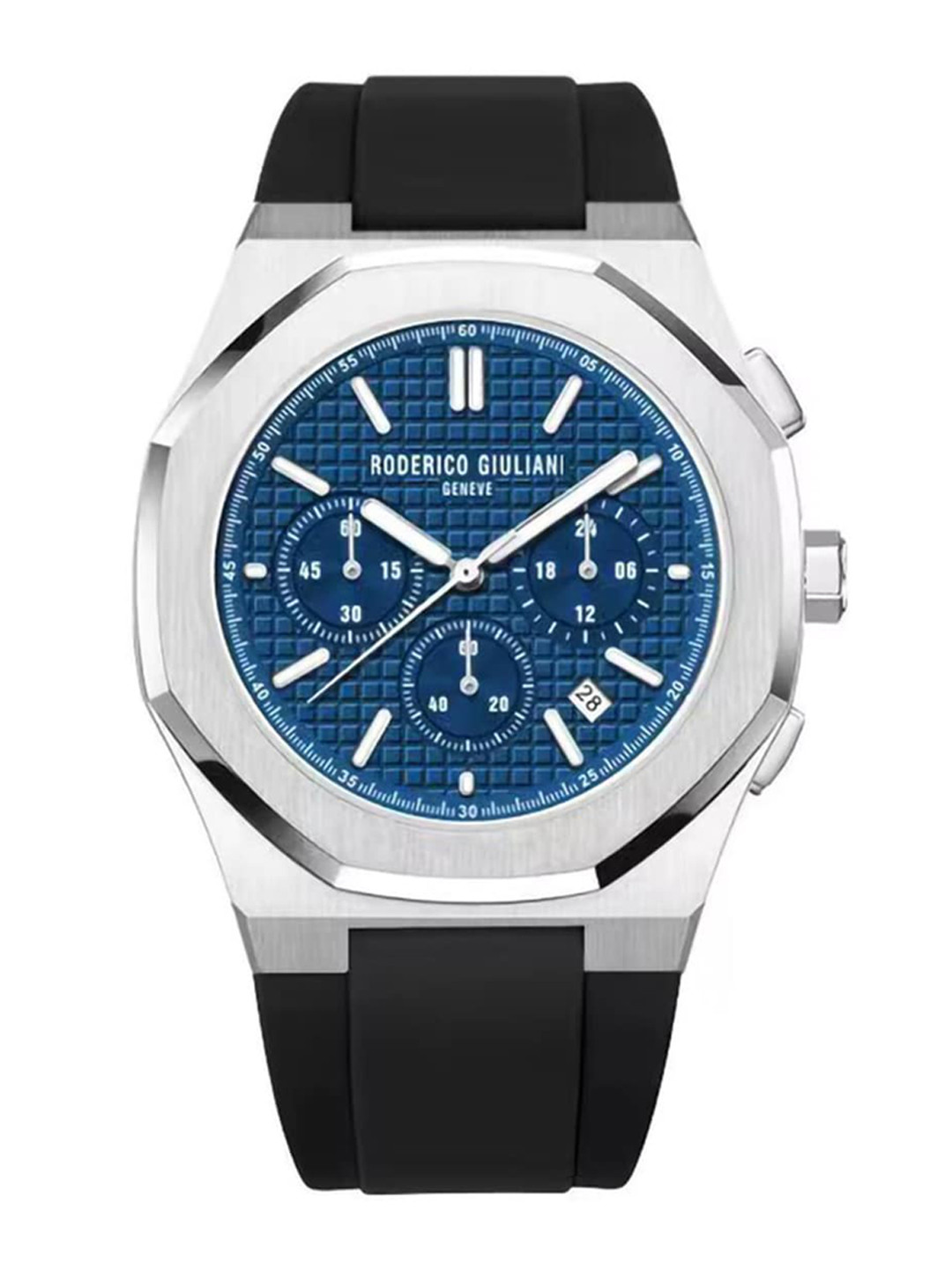 RODERICO GIULIANI Wrap Around Straps Analogue Chronograph Watch RG-MSLC71000001, Silver
RODERICO GIULIANI Wrap Around Straps Analogue Chronograph Watch RG-MSLC71000001, Silver