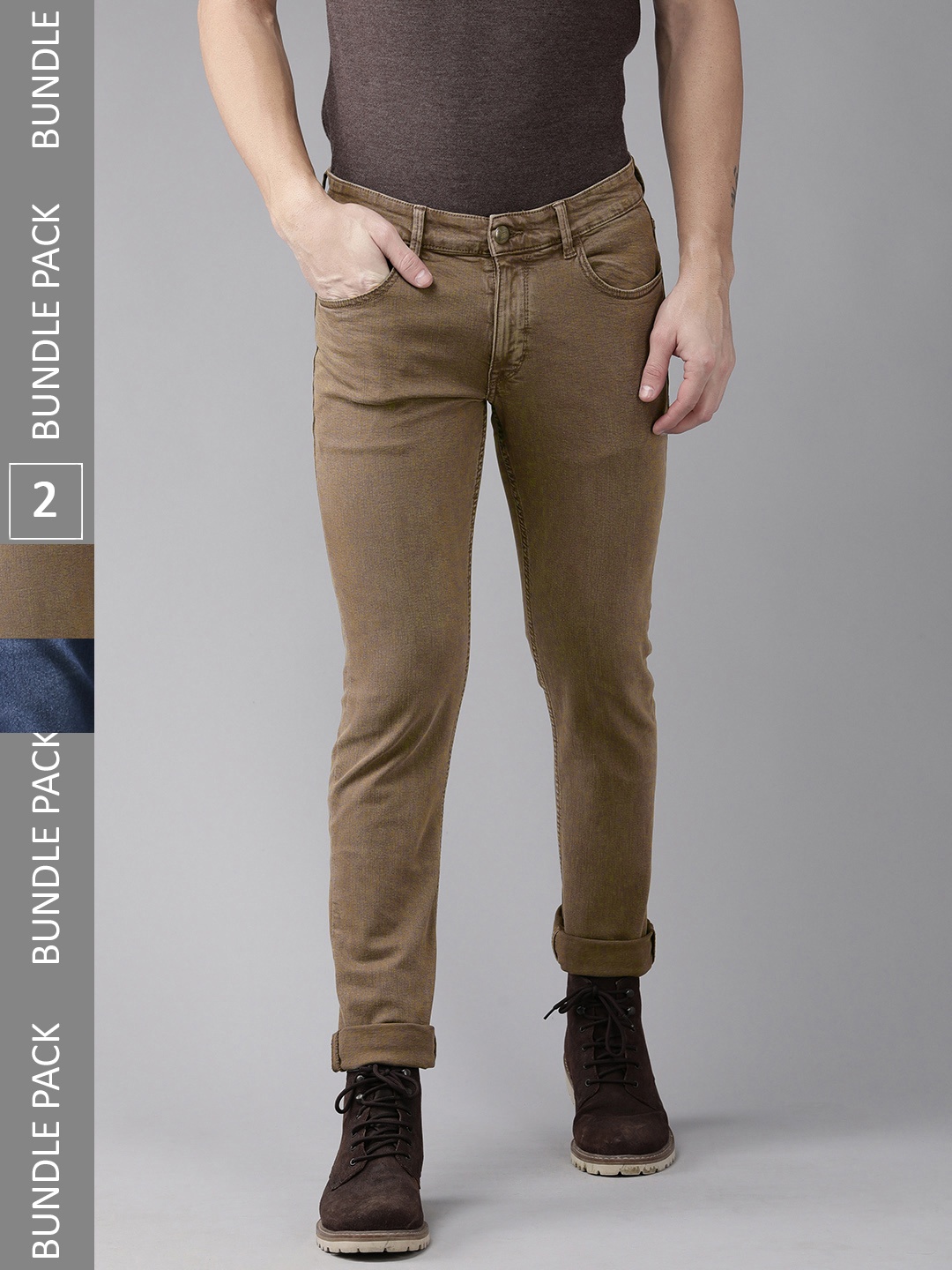 U S Polo Assn Denim Co Pack of 2 Olive Green & Blue Slim Fit Stretchable Jeans
U S Polo Assn Denim Co Pack of 2 Olive Green & Blue Slim Fit Stretchable Jeans