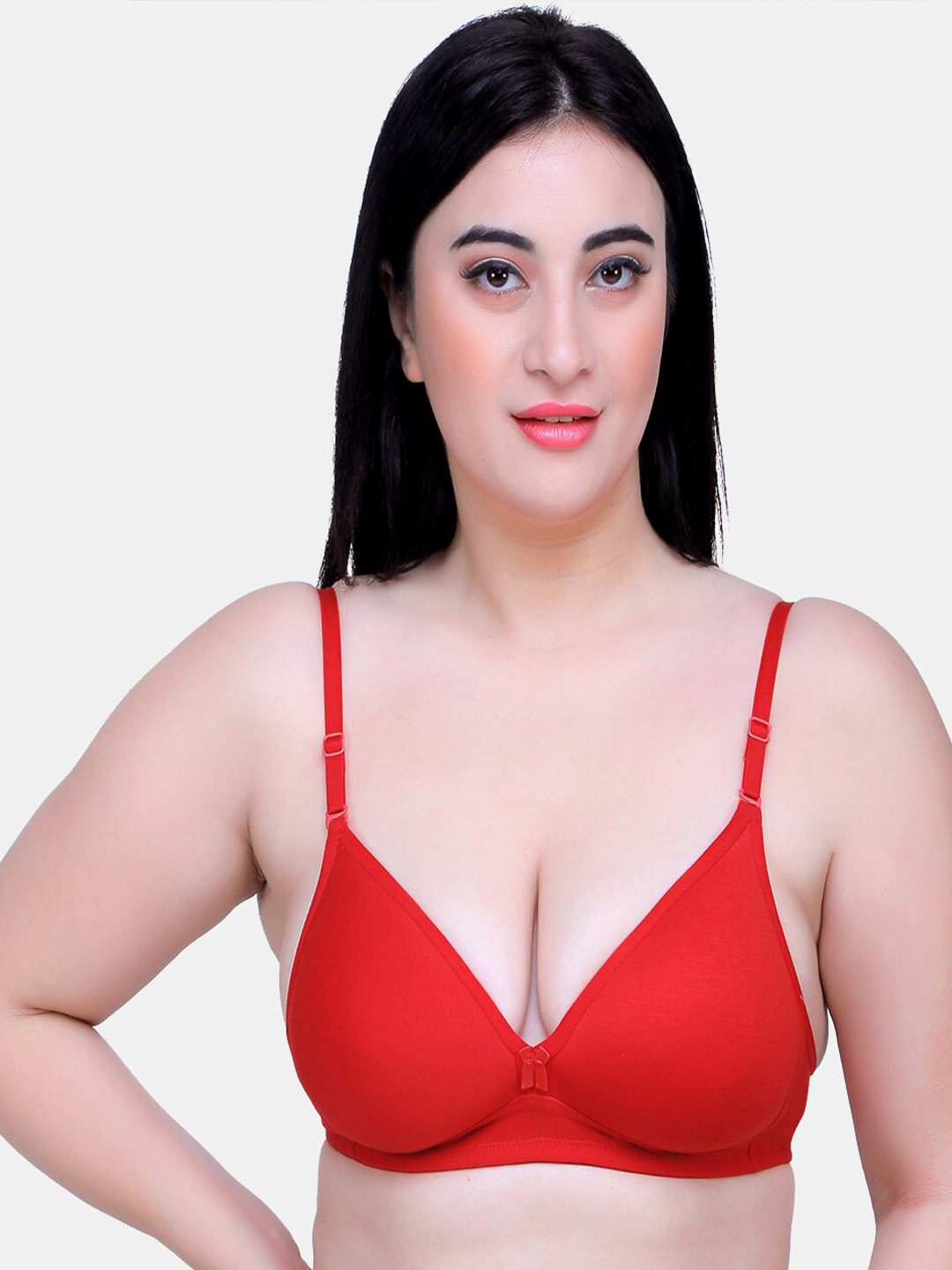 MAROON Medium Coverage Heavily Padded All Day Comfort Seamless Cotton T-shirt Bra, Red
MAROON Medium Coverage Heavily Padded All Day Comfort Seamless Cotton T-shirt Bra, Red