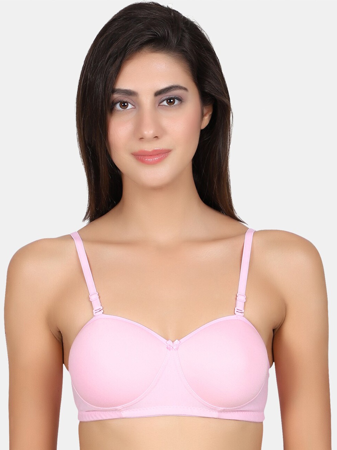 MAROON Half Coverage Heavily Padded All Day Comfort Seamless Cotton T-shirt Bra, Pink
MAROON Half Coverage Heavily Padded All Day Comfort Seamless Cotton T-shirt Bra, Pink