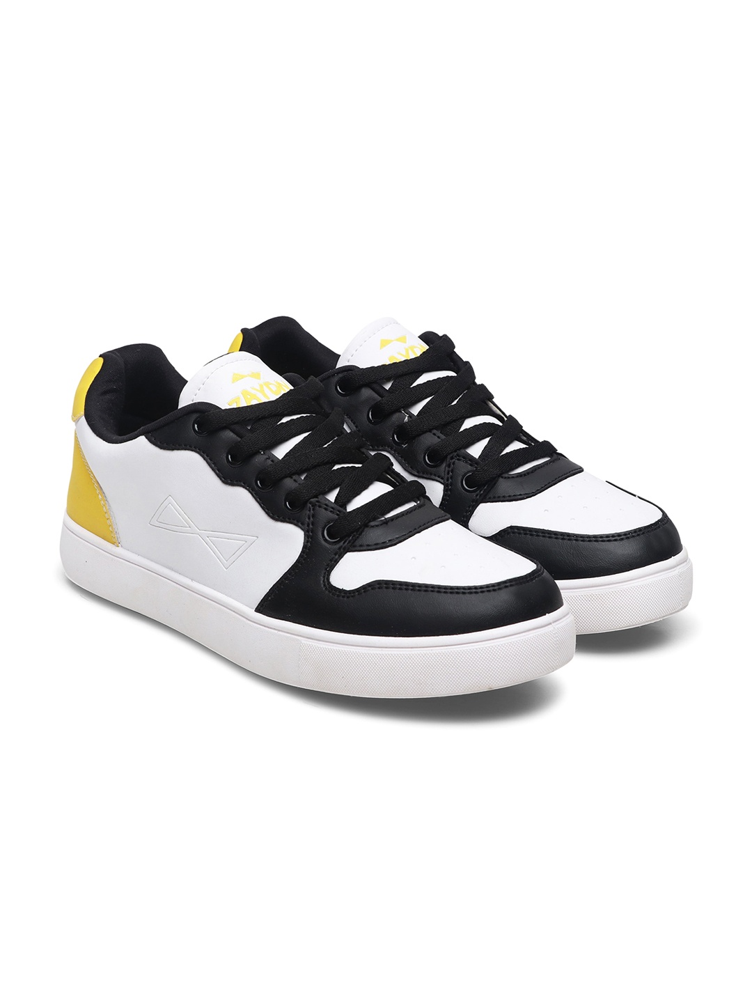 ZAYDN Men Colourblocked Memory Foam Water Repellent Upper Mid-Top Sneakers, White
ZAYDN Men Colourblocked Memory Foam Water Repellent Upper Mid-Top Sneakers, White