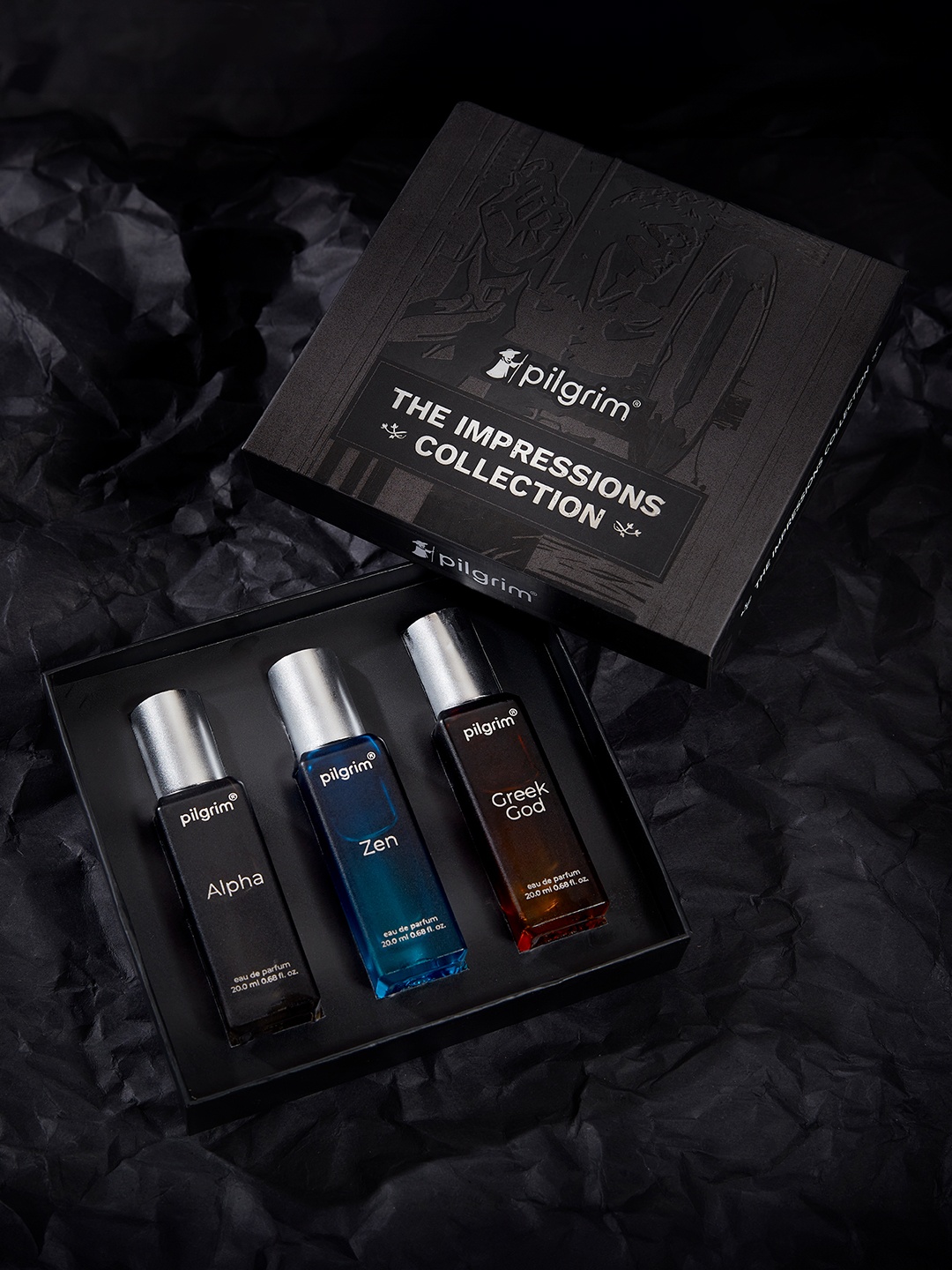 Pilgrim The Impressions Collection 3In1 Premium Long Lasting Luxury Fragrance EDP Gift Box, Black
Pilgrim The Impressions Collection 3In1 Premium Long Lasting Luxury Fragrance EDP Gift Box, Black