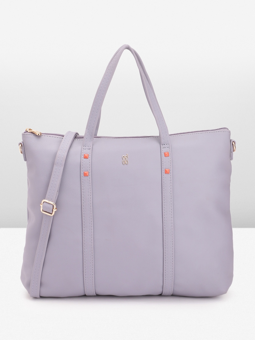 Baggit Women Solid Laptop Bag, Purple