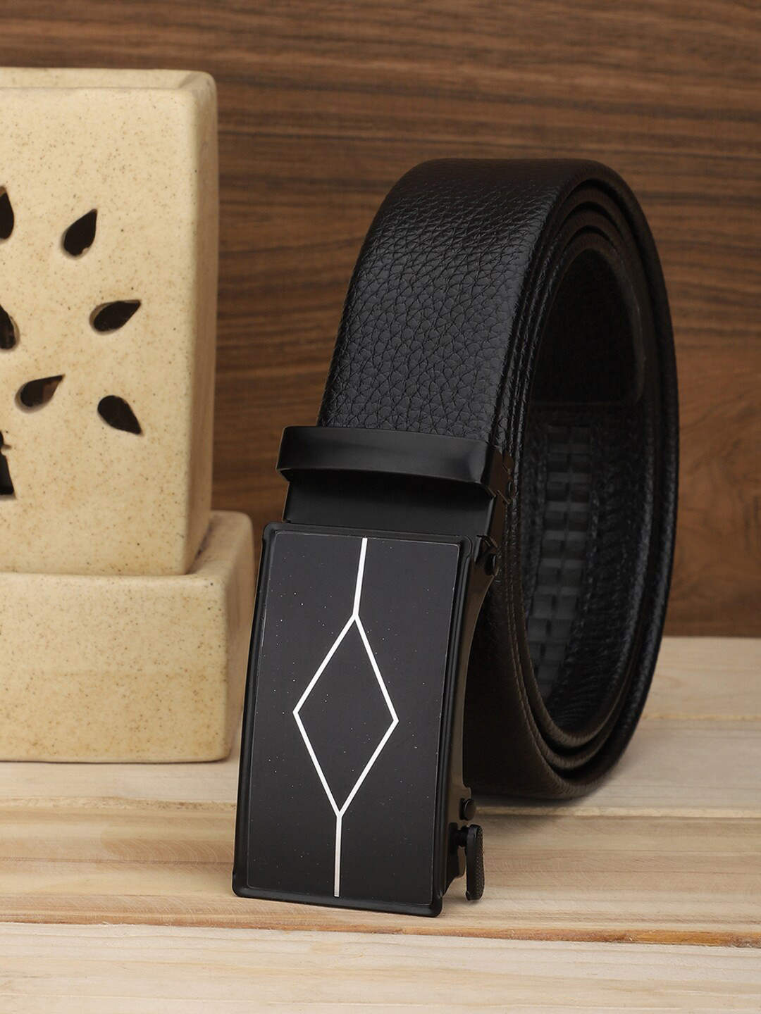 Kastner Men Textured Formal Belt, Black 
Kastner Men Textured Formal Belt, Black