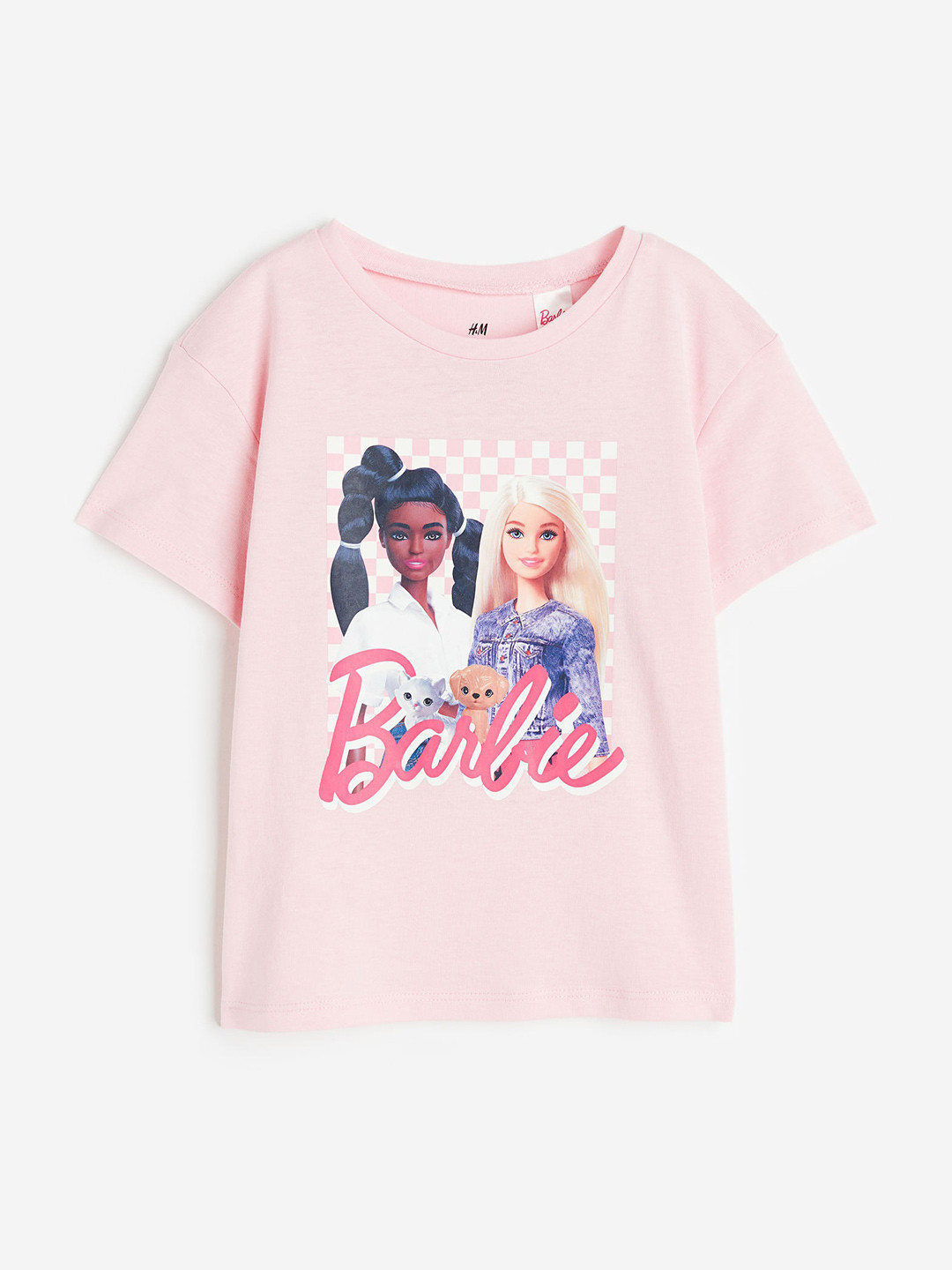 H&M Girls Barbie Printed Pure Cotton T-shirt, Pink
H&M Girls Barbie Printed Pure Cotton T-shirt, Pink