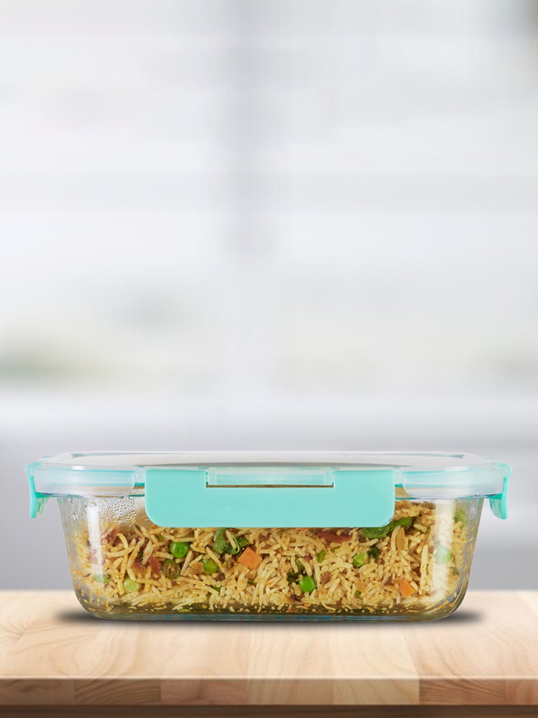 Allo FoodSafe Microwave Safe Glass Rectangle Containers for Fridge Storage 1520ml, Green
Allo FoodSafe Microwave Safe Glass Rectangle Containers for Fridge Storage 1520ml, Green