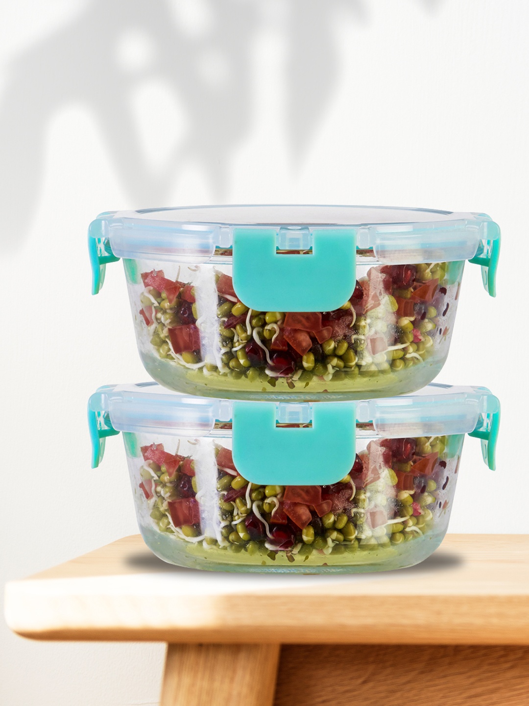 Allo FoodSafe Microwave Safe Glass Containers for Fridge Storage (390ml x 2), Round, Green
Allo FoodSafe Microwave Safe Glass Containers for Fridge Storage (390ml x 2), Round, Green