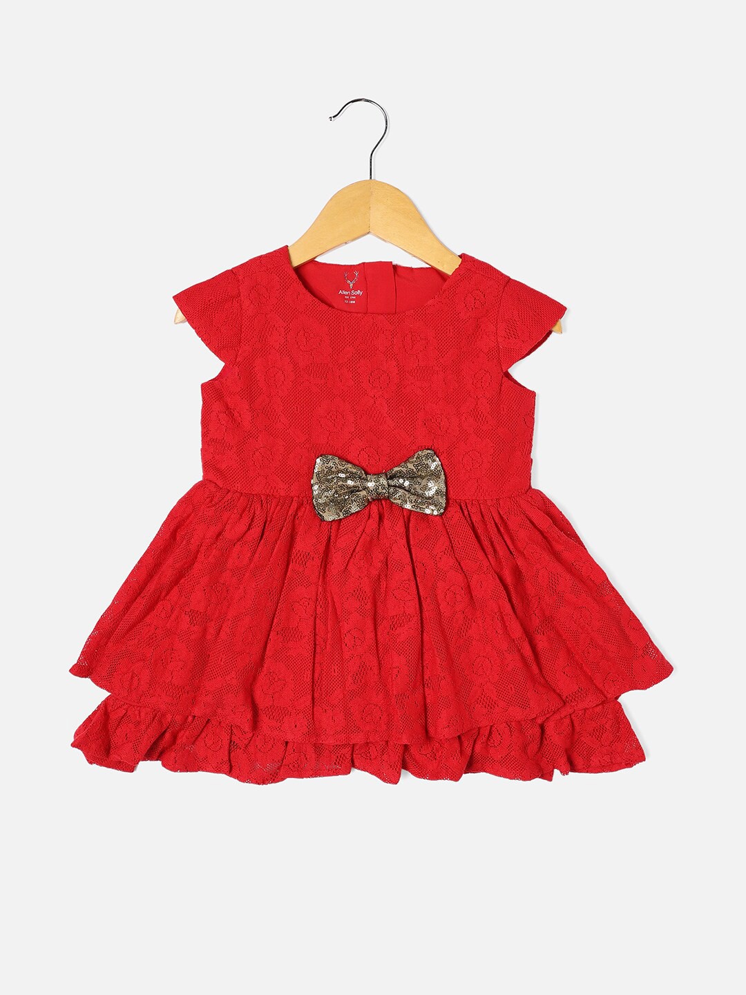 Allen Solly Junior Infant Girls Ruffled Fit & Flare Dress With Shorts And Headband, Red
Allen Solly Junior Infant Girls Ruffled Fit & Flare Dress With Shorts And Headband, Red