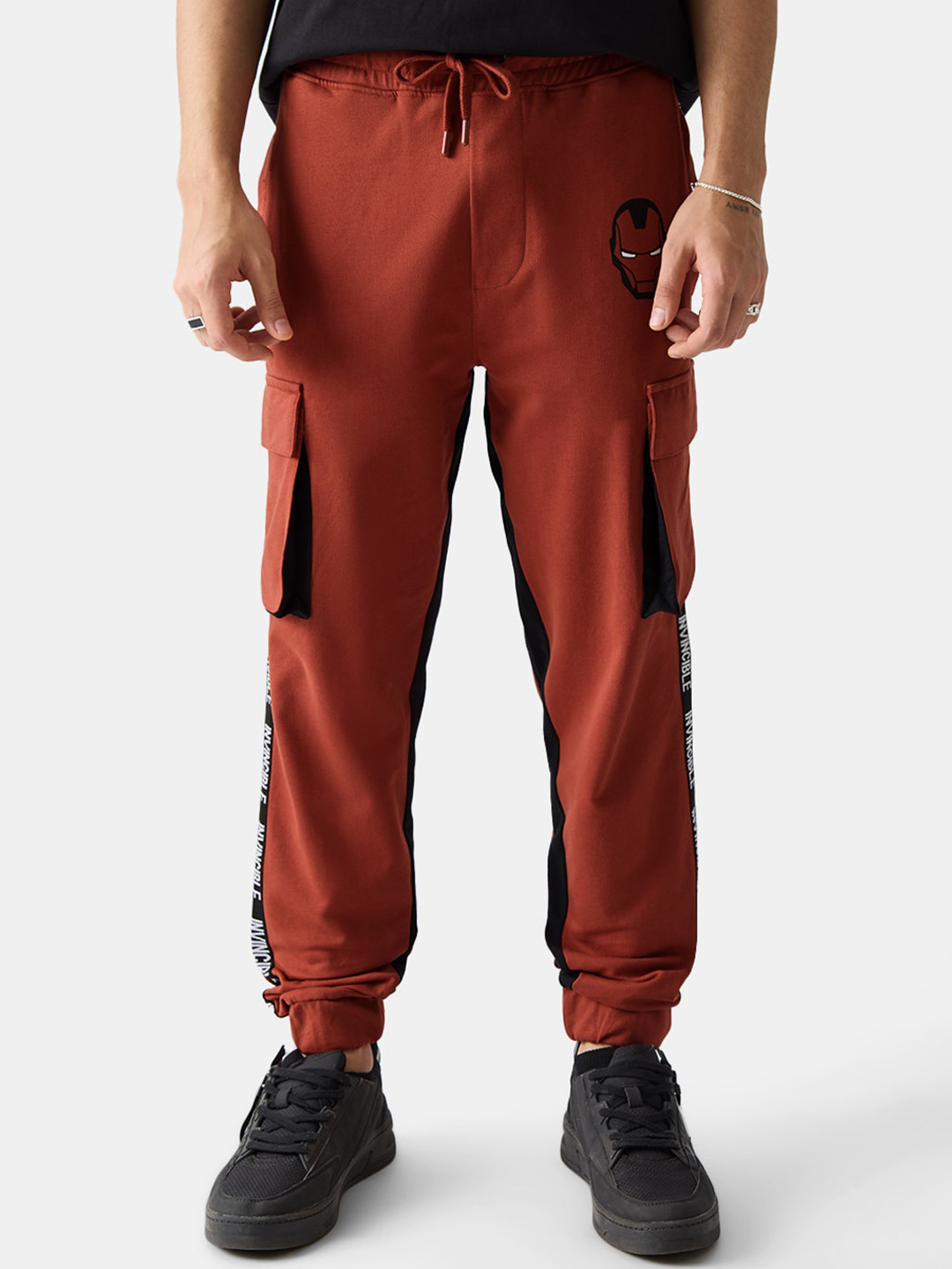 The Souled Store Men Red Iron Man Printed Joggers
The Souled Store Men Red Iron Man Printed Joggers