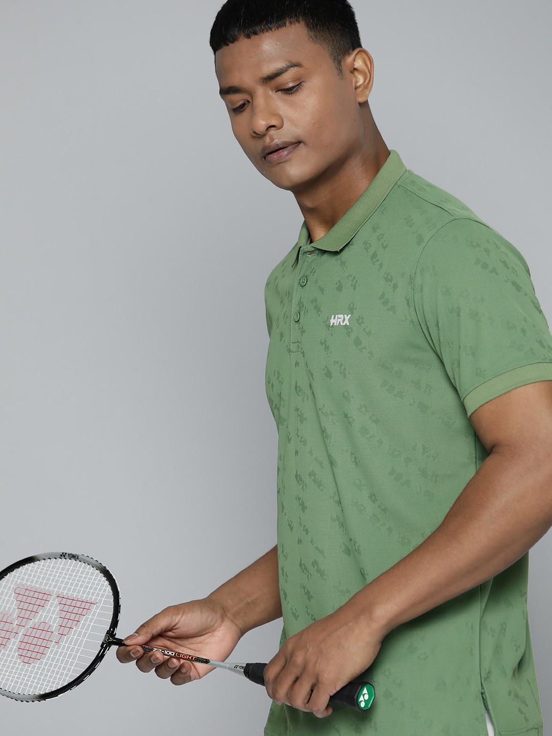 HRX by Hrithik Roshan Men Printed Polo Collar Rapid-Dry Reflective Sports T-shirt, Green
HRX by Hrithik Roshan Men Printed Polo Collar Rapid-Dry Reflective Sports T-shirt, Green