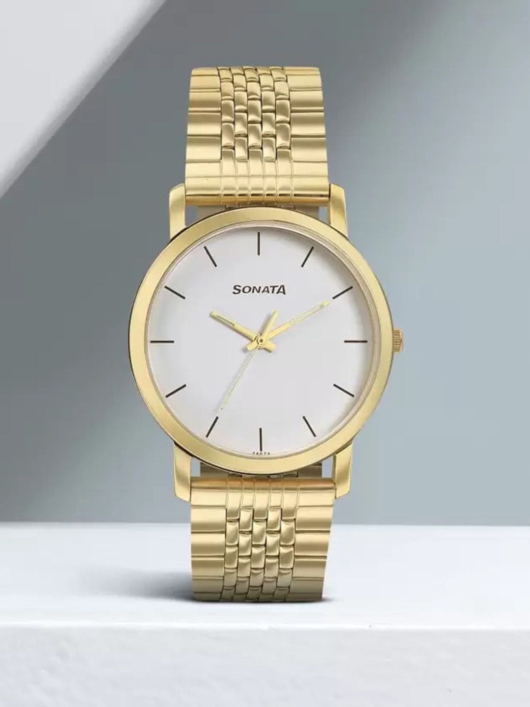 Sonata Men Brass Dial & Stainless Steel Bracelet Style Straps Analogue Watch NR99701YM01, White
Sonata Men Brass Dial & Stainless Steel Bracelet Style Straps Analogue Watch NR99701YM01, White
