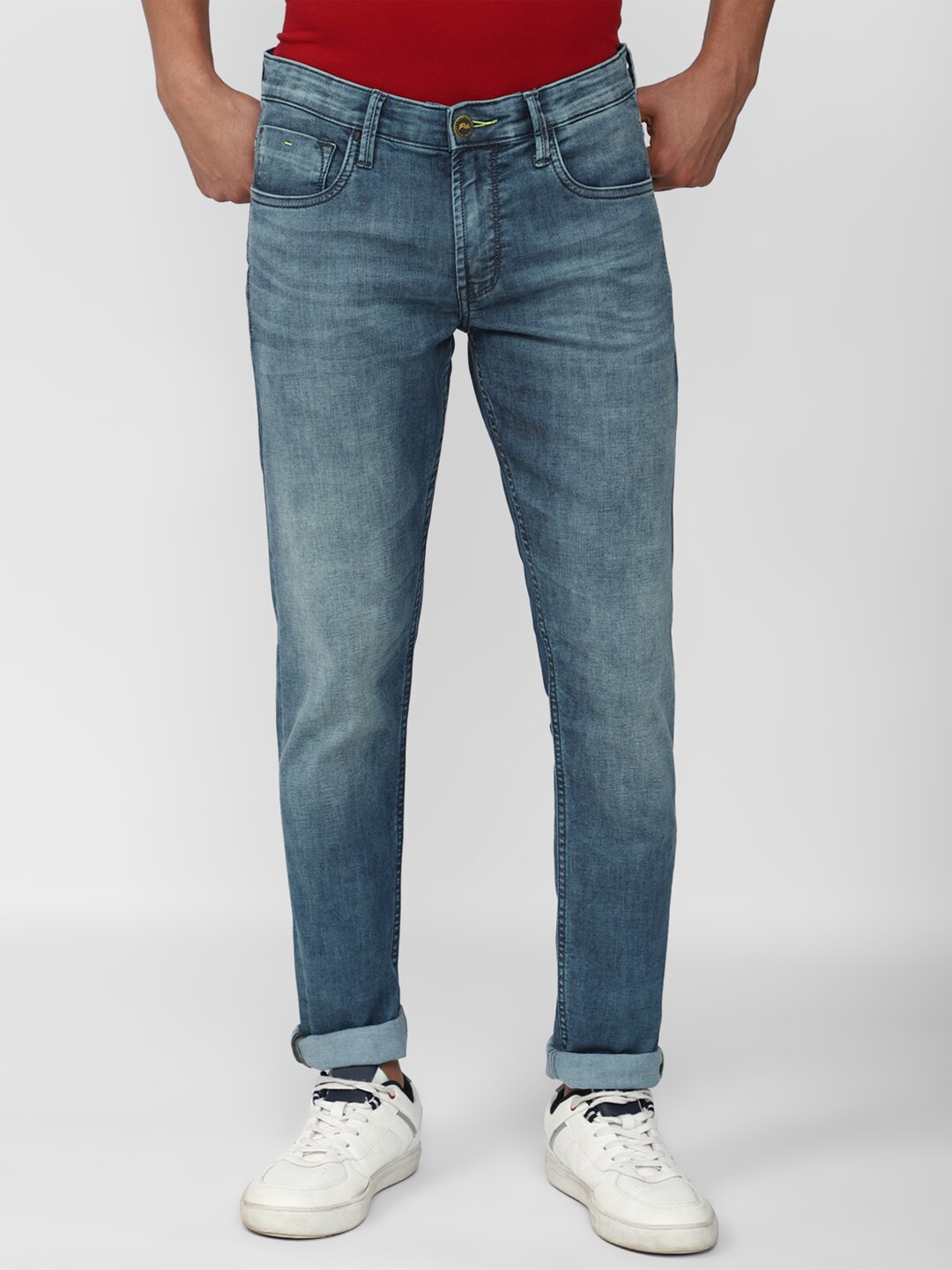Peter England Casuals Men Skinny Fit Heavy Fade Clean Look Stretchable Jeans, Blue
Peter England Casuals Men Skinny Fit Heavy Fade Clean Look Stretchable Jeans, Blue