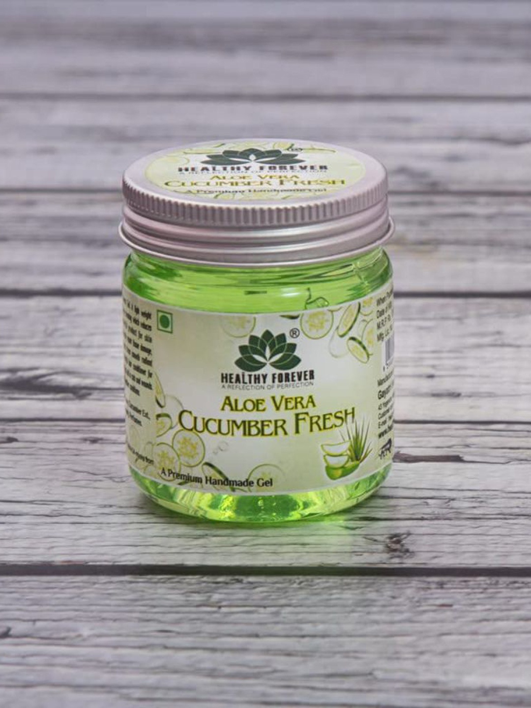 HEALTHY FOREVER Cucumber Fresh Gel With Aloe Vera To Improve Skin Texture - 120g, Green
HEALTHY FOREVER Cucumber Fresh Gel With Aloe Vera To Improve Skin Texture - 120g, Green