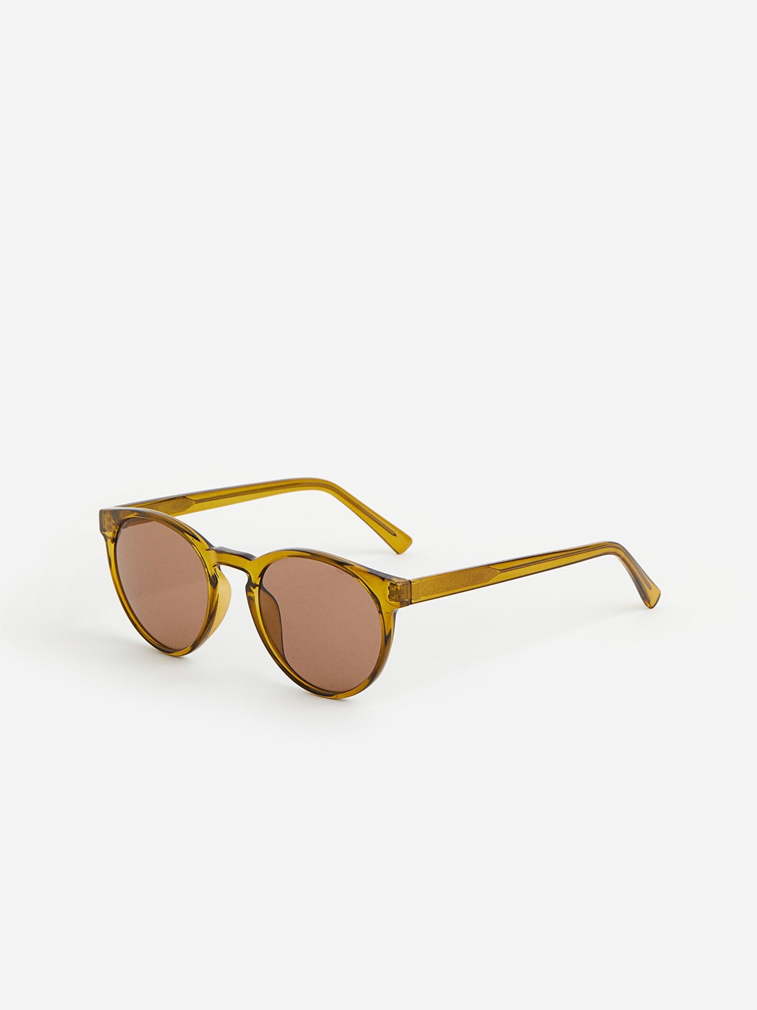 H&M Men Round Sunglasses 1044667010, Brown
