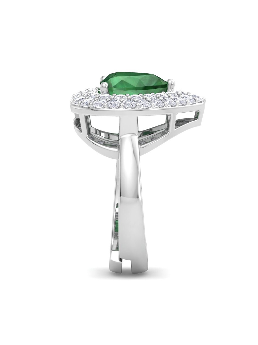 Inddus Jewels 92.5 Sterling Silver Rhodium-Plated & CZ-Studded Adjustable Finger Ring
Inddus Jewels 92.5 Sterling Silver Rhodium-Plated & CZ-Studded Adjustable Finger Ring