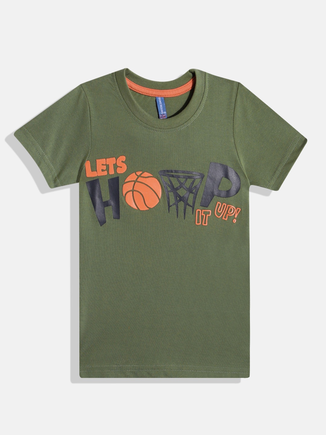 GAME BEGINS By Eteenz Boys Typography & Conversational Printed Premium Cotton T-shirt, Olive
GAME BEGINS By Eteenz Boys Typography & Conversational Printed Premium Cotton T-shirt, Olive