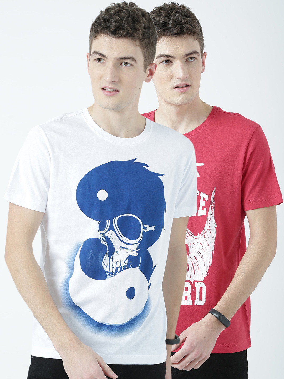 Huetrap Men Pack of 2 Printed T-shirts, Red
Huetrap Men Pack of 2 Printed T-shirts, Red