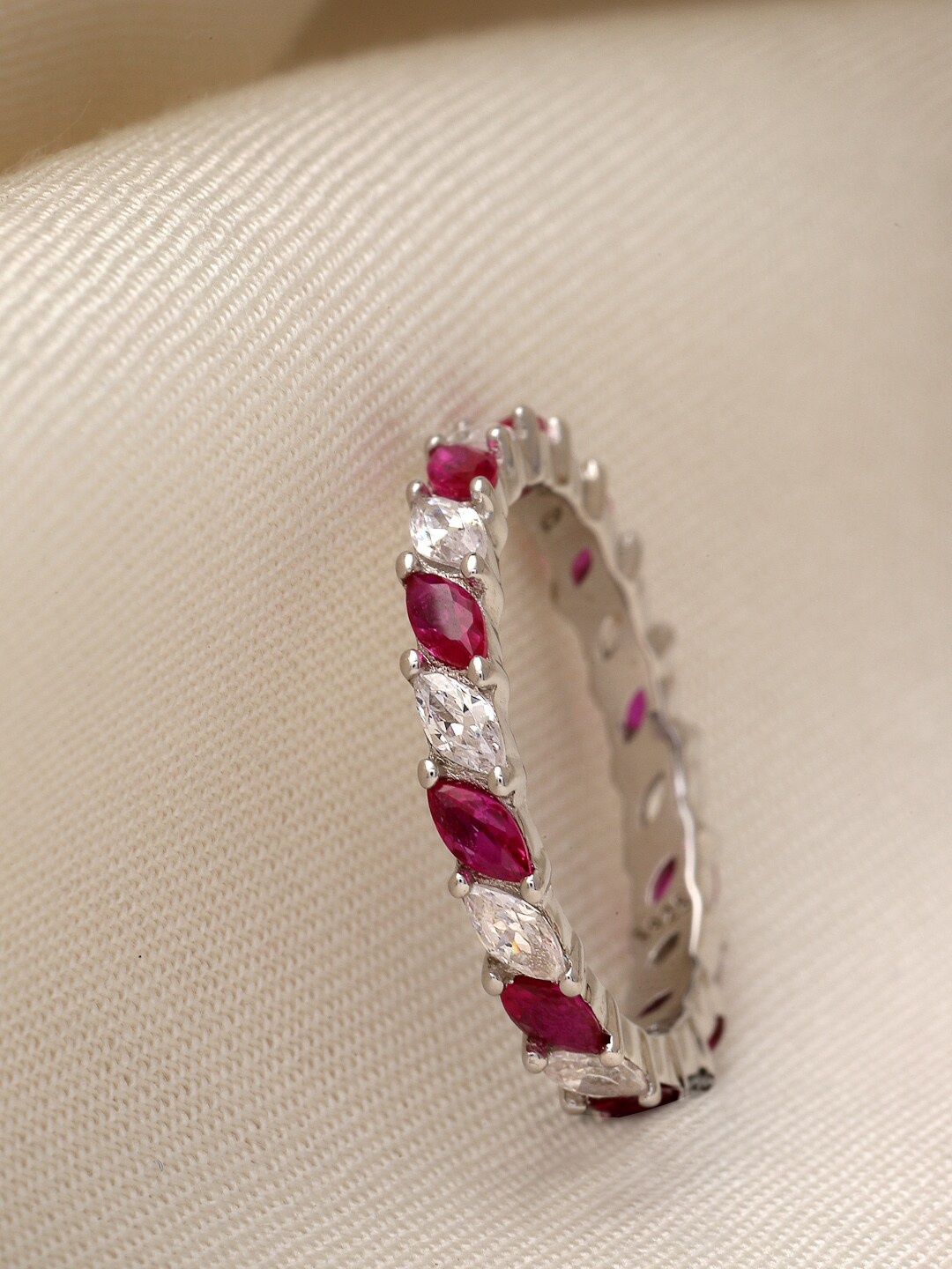 Pissara by Sukkhi Rhodium-Plated 925 Sterling Silver Cubic Zirconia Studded Finger Ring
Pissara by Sukkhi Rhodium-Plated 925 Sterling Silver Cubic Zirconia Studded Finger Ring
