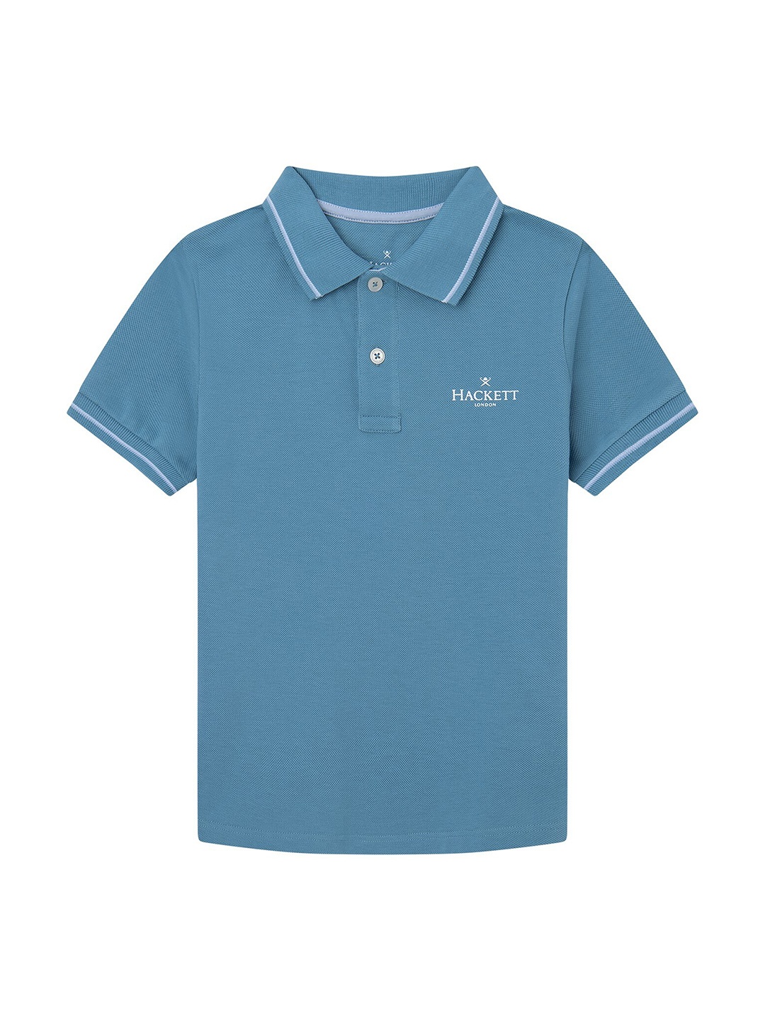 HACKETT LONDON Boys Graphic Printed Polo Collar Slim Fit Cotton T-Shirt, Teal
HACKETT LONDON Boys Graphic Printed Polo Collar Slim Fit Cotton T-Shirt, Teal